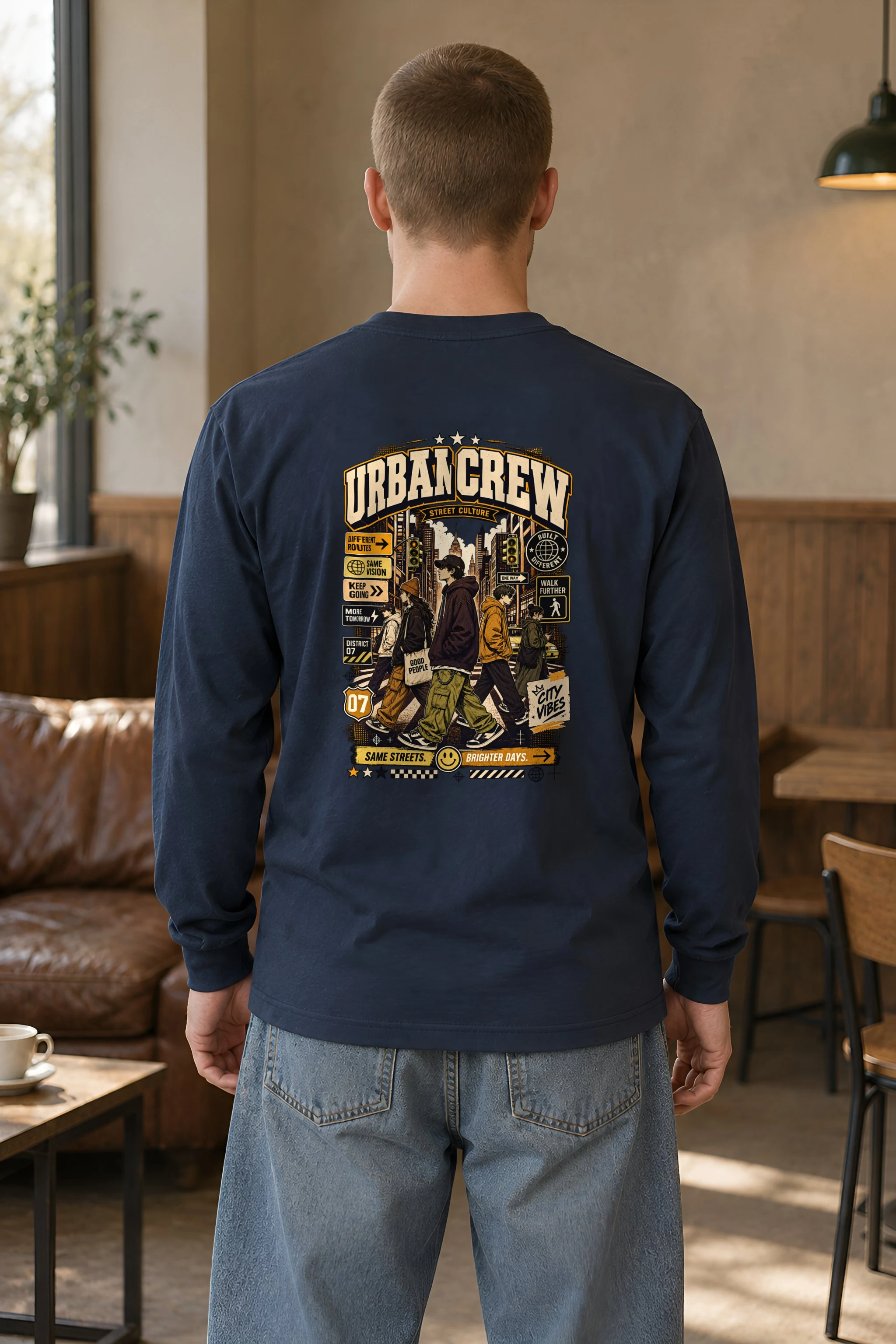 "Different Routes" Unisex Longsleeve T-shirt
