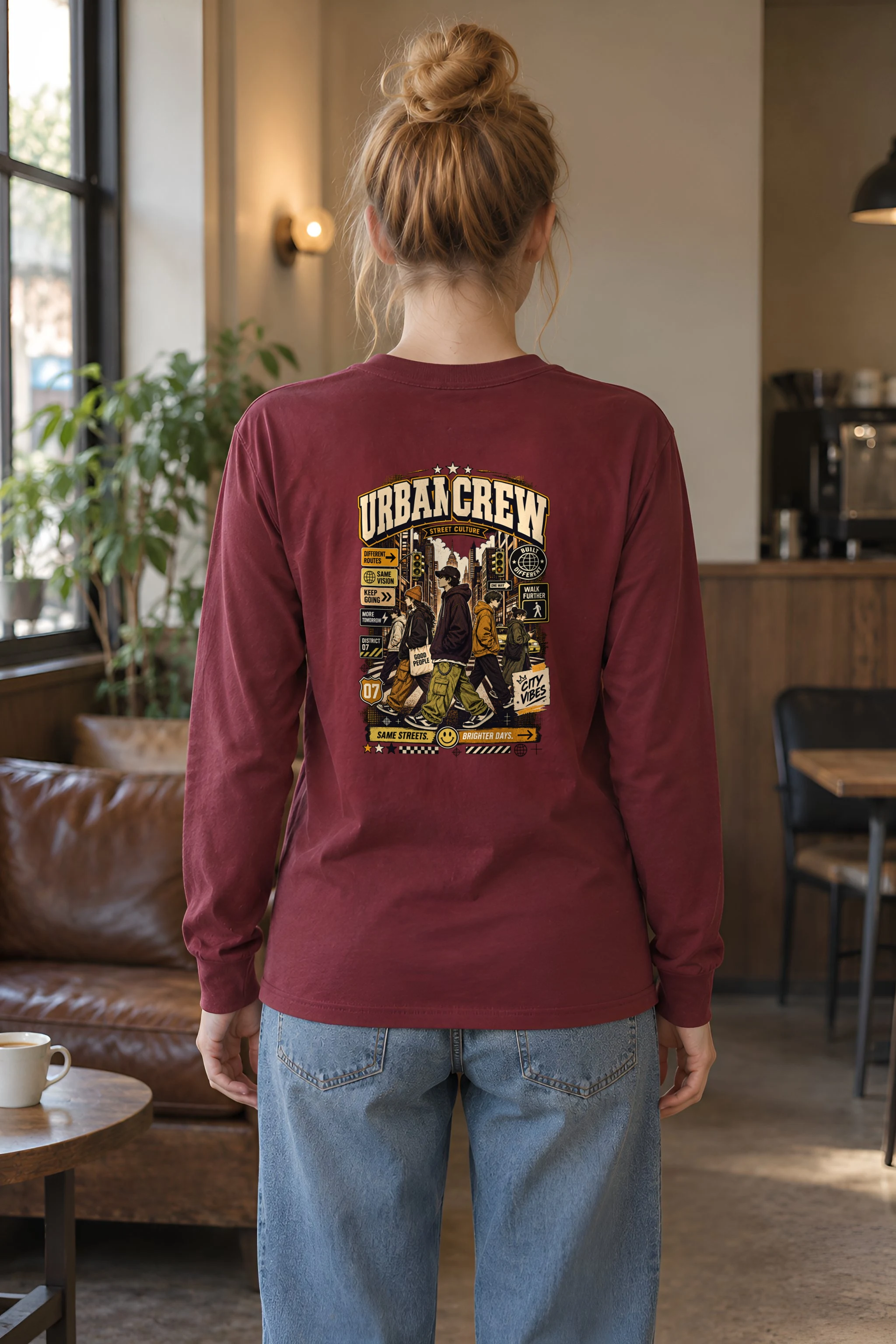 "Different Routes" Unisex Longsleeve T-shirt