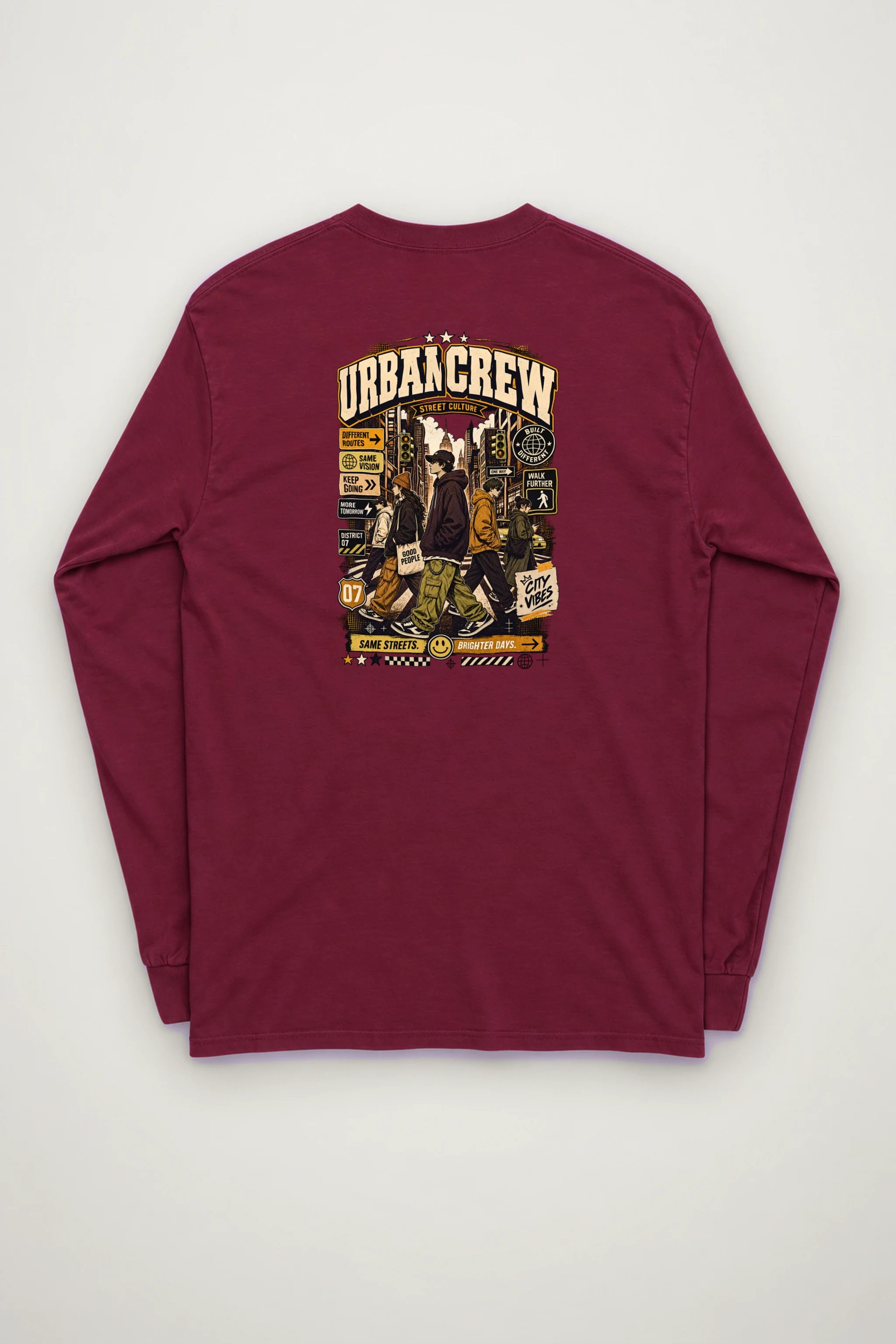 "Different Routes" Unisex Longsleeve T-shirt