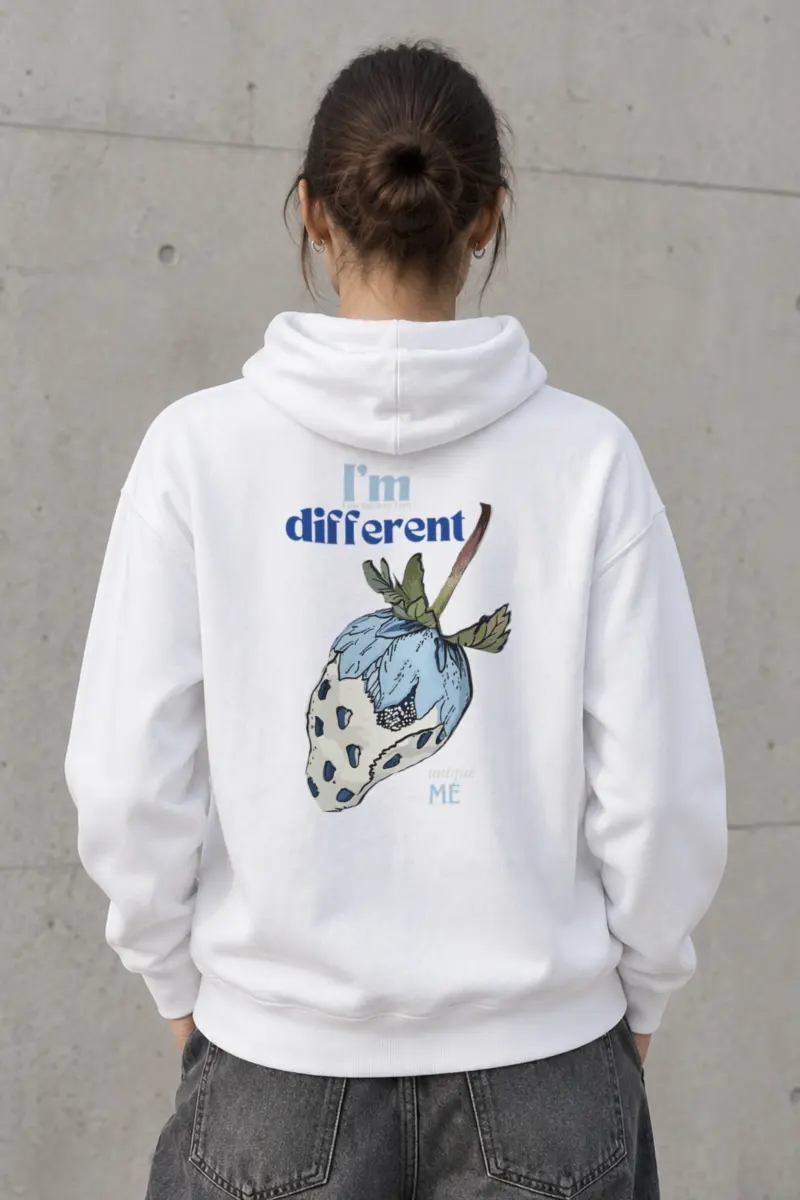 "Different Unique Me" Heavy Blend Unisex Pullover Hoodie