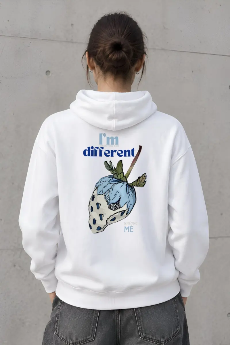 "Different Unique Me" Heavy Blend Unisex Pullover Hoodie
