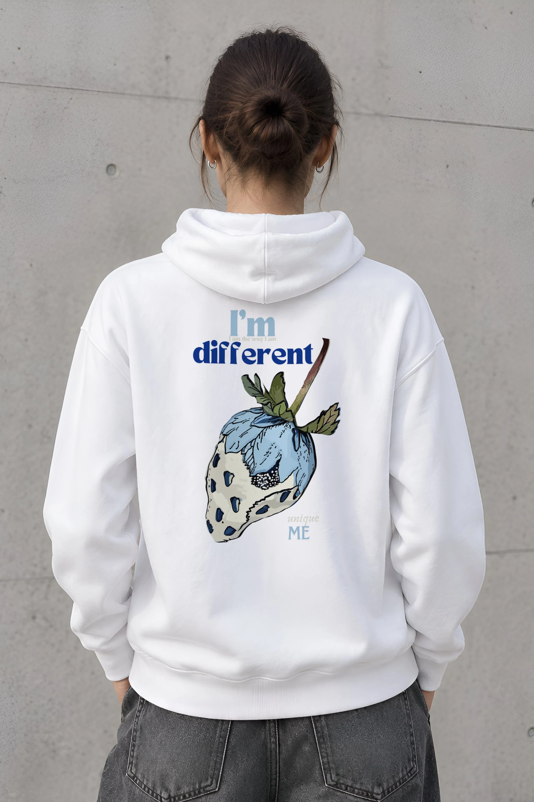 "Different Unique Me" 1 Pullover Hoodie