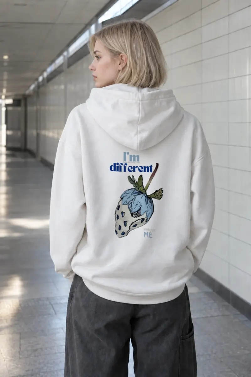 "Different Unique Me" Heavy Blend Unisex Pullover Hoodie | Gildan 18500