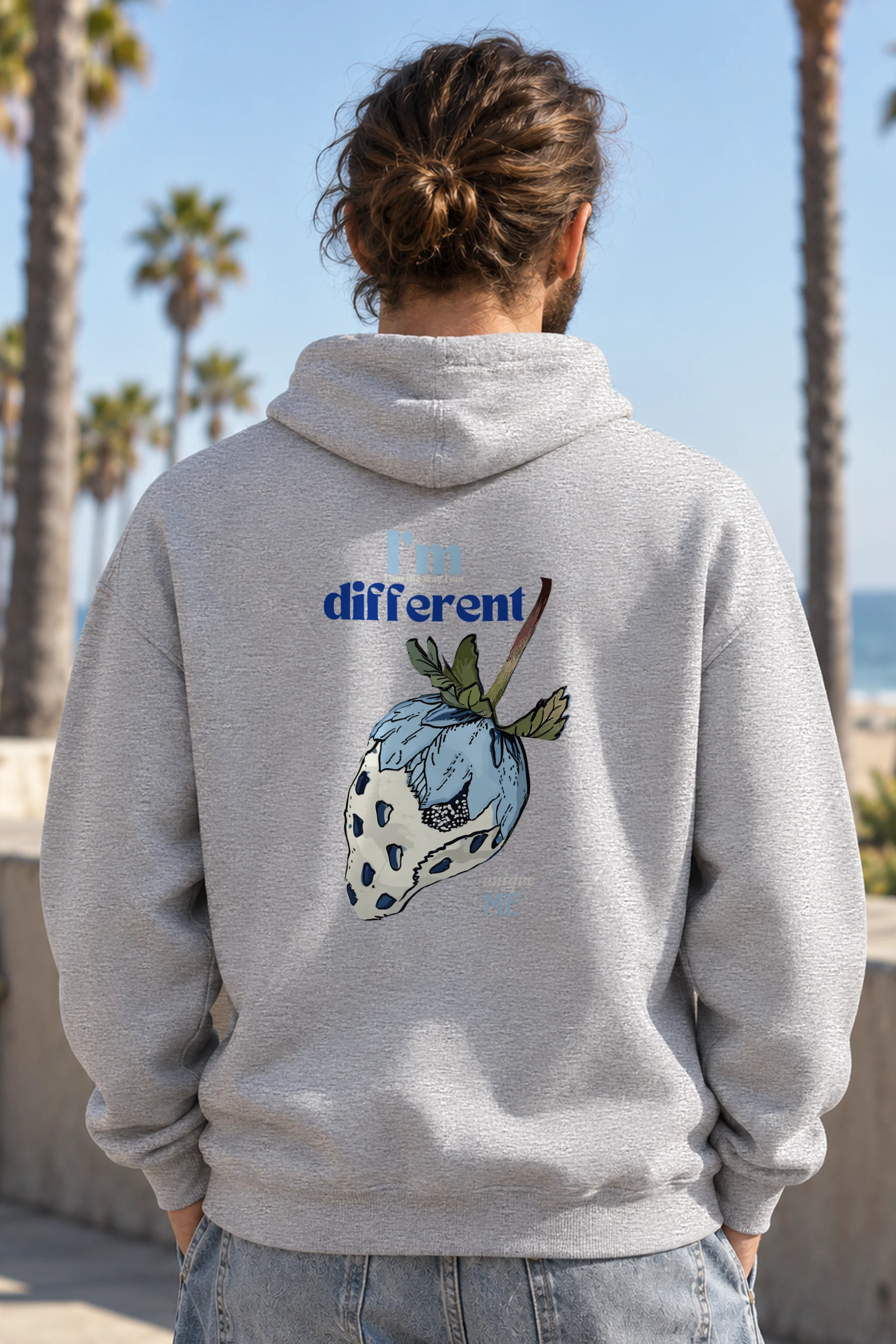 "Different Unique Me" Heavy Blend Unisex Pullover Hoodie