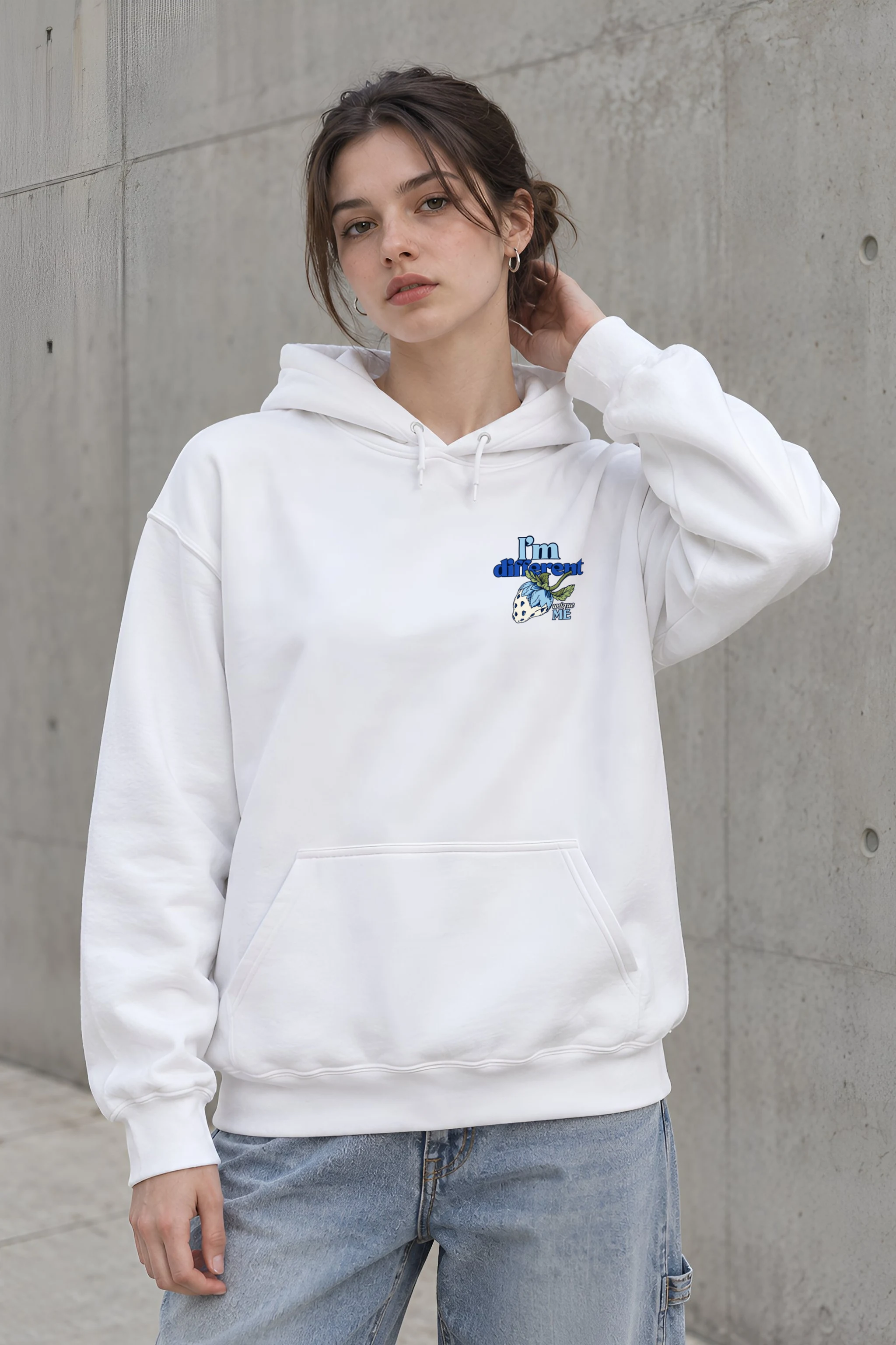 "Different Unique Me" Heavy Blend Unisex Pullover Hoodie