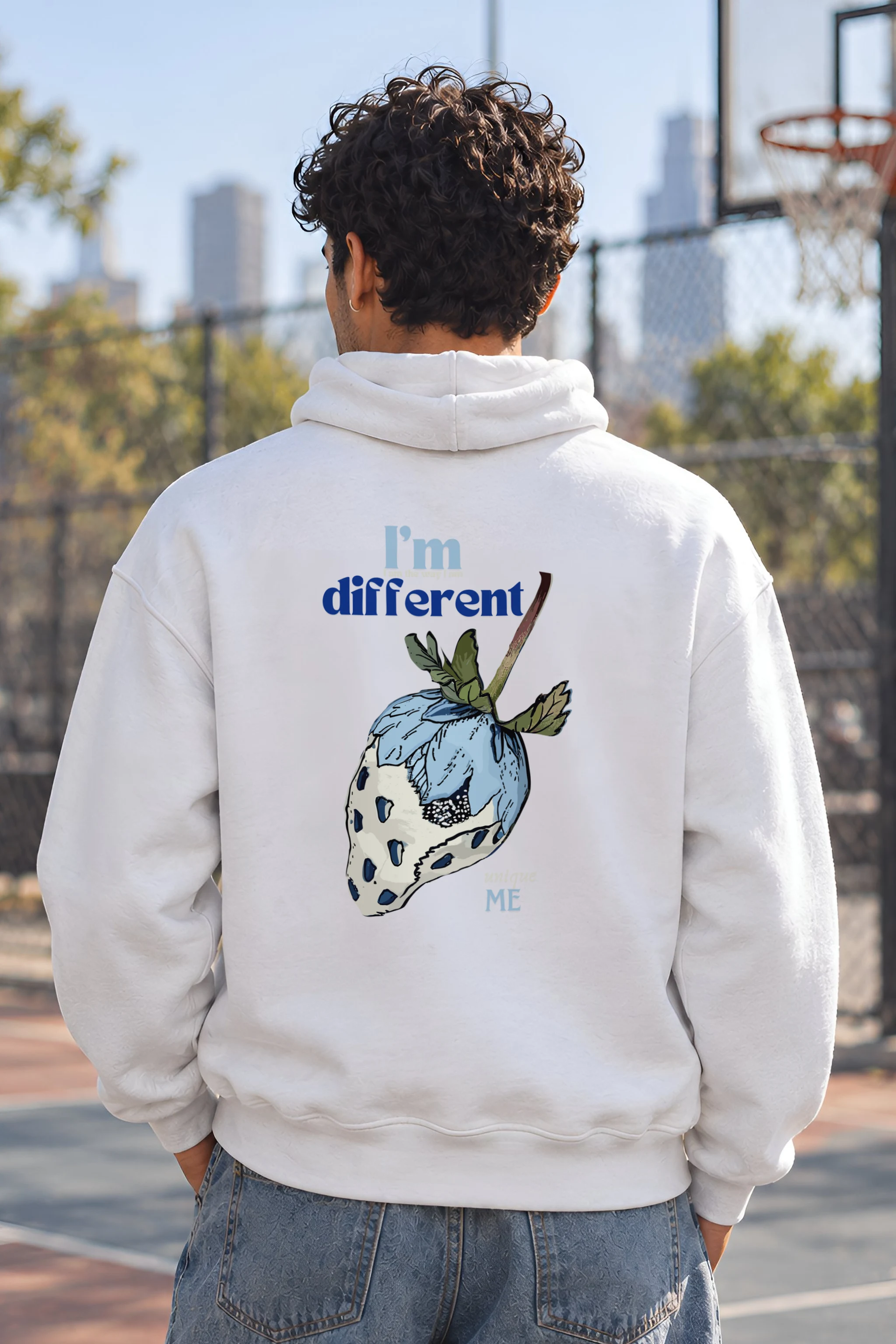 "Different Unique Me" Heavy Blend Unisex Pullover Hoodie