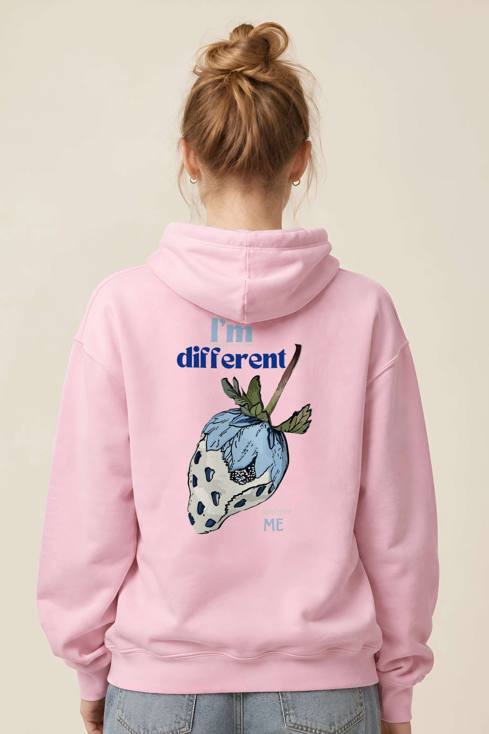 "Different Unique Me" Heavy Blend Unisex Pullover Hoodie