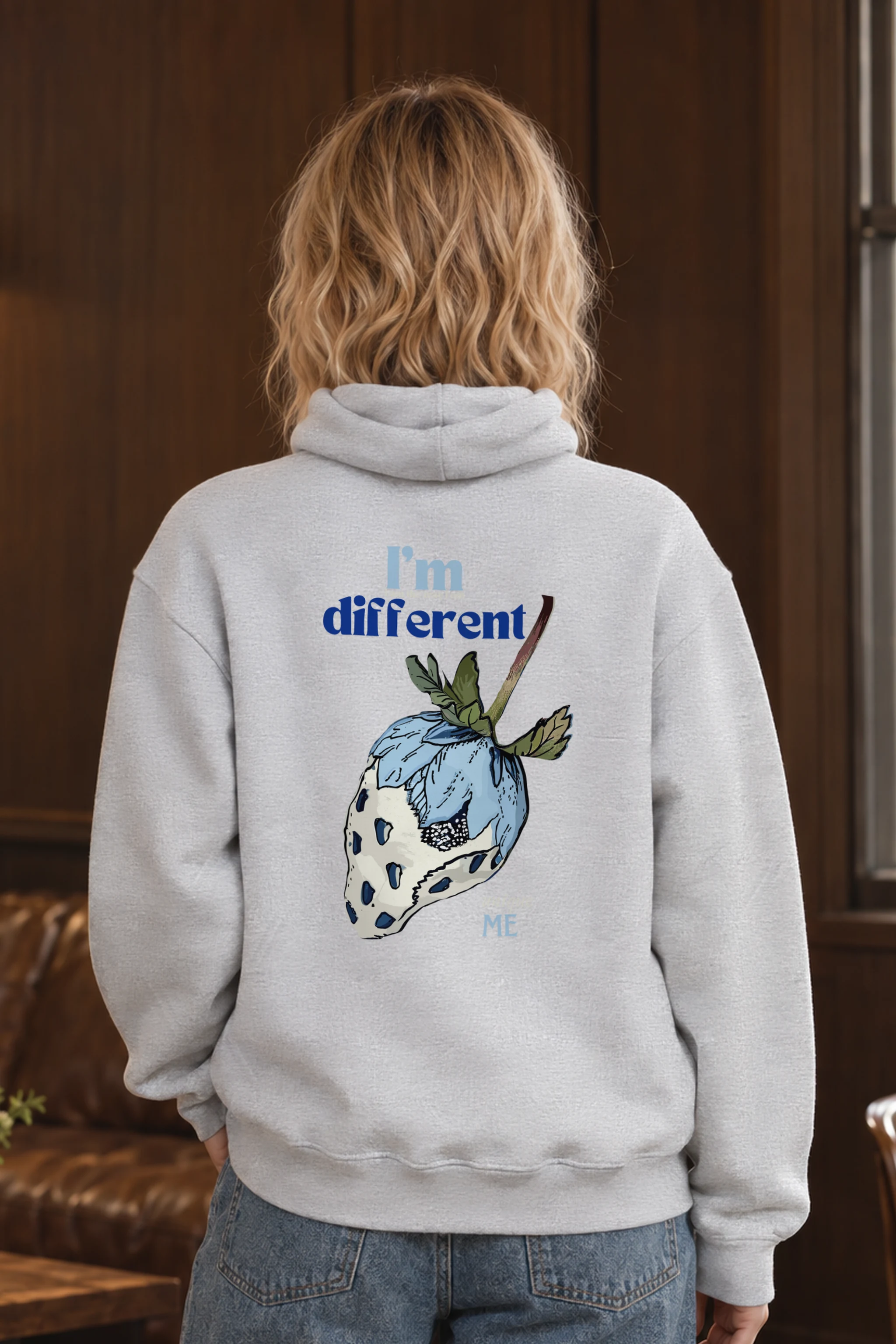 "Different Unique Me" Heavy Blend Unisex Pullover Hoodie