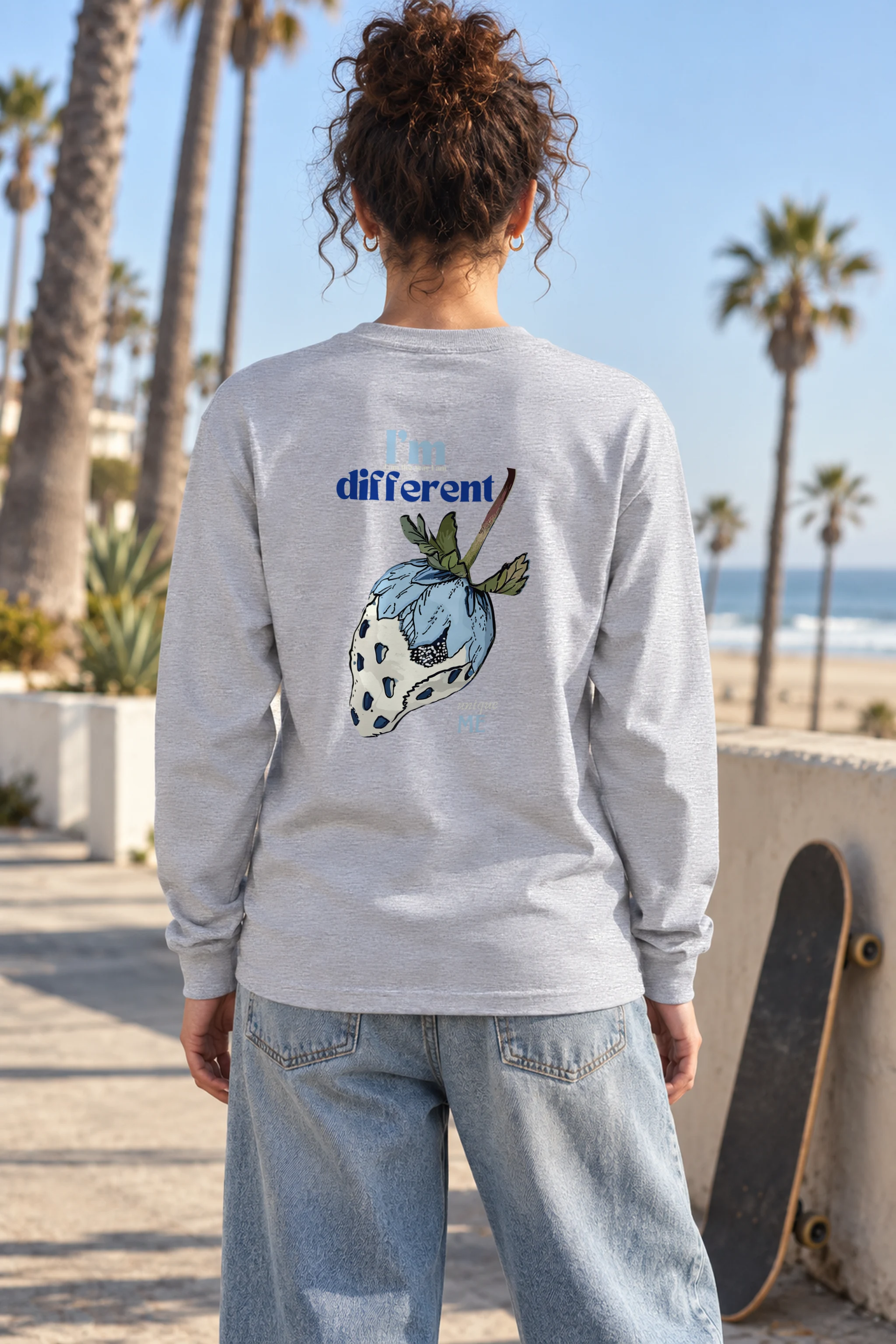 "Different Unique Me" Unisex Longsleeve T-shirt