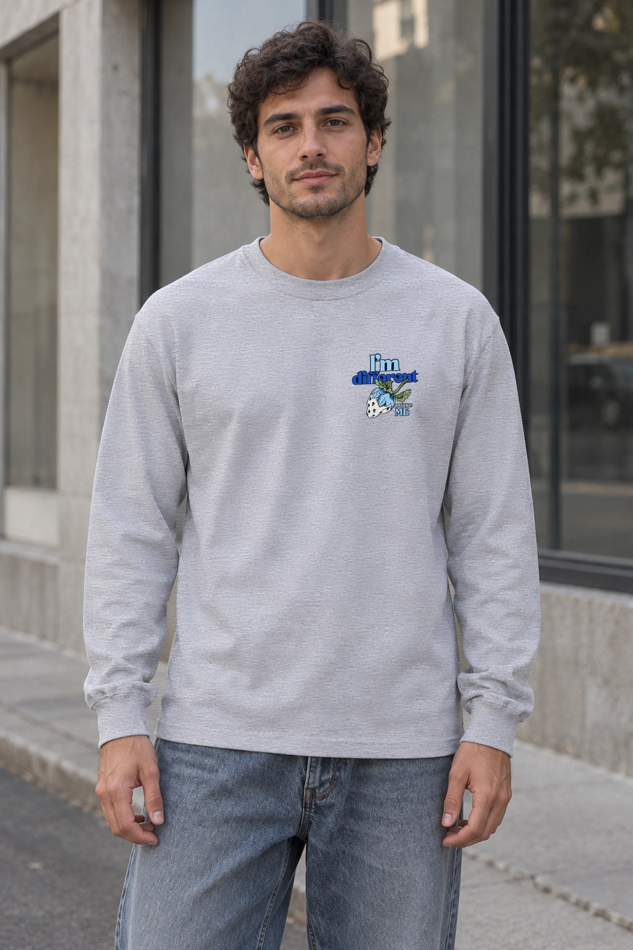 "Different Unique Me" Unisex Longsleeve T-shirt