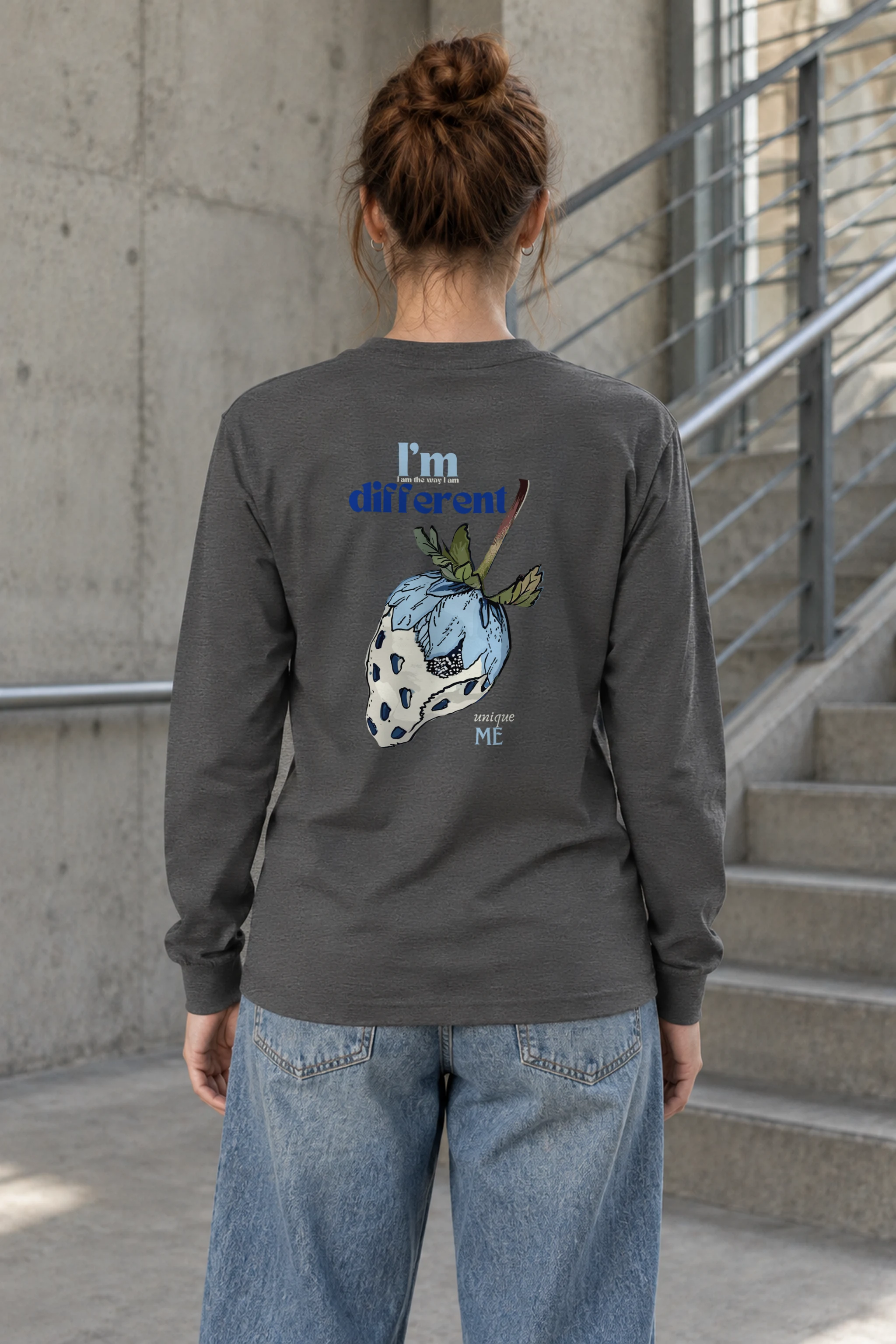 "Different Unique Me" Unisex Longsleeve T-shirt