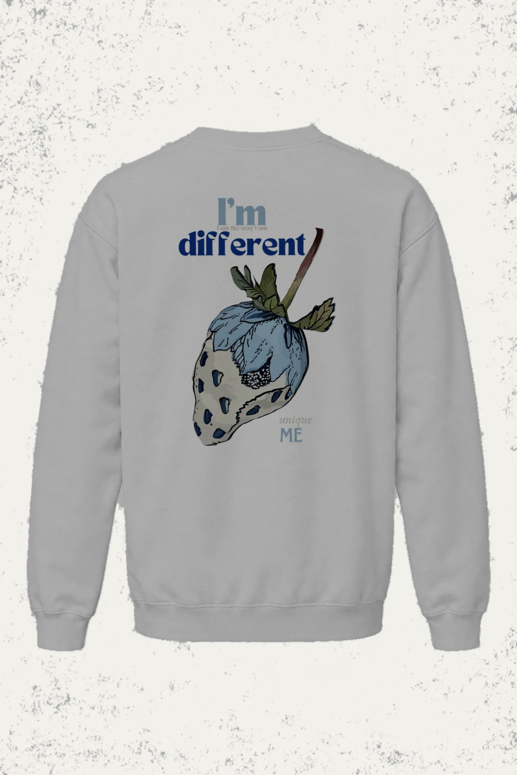 "Different Unique Me" Unisex Sponge Fleece Crewneck Sweatshirt | Bella + Canvas 3901