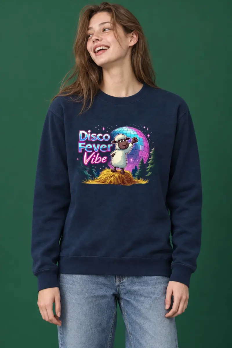 "Disco Fever Vibe" Heavy Blend Unisex Crewneck Sweatshirt