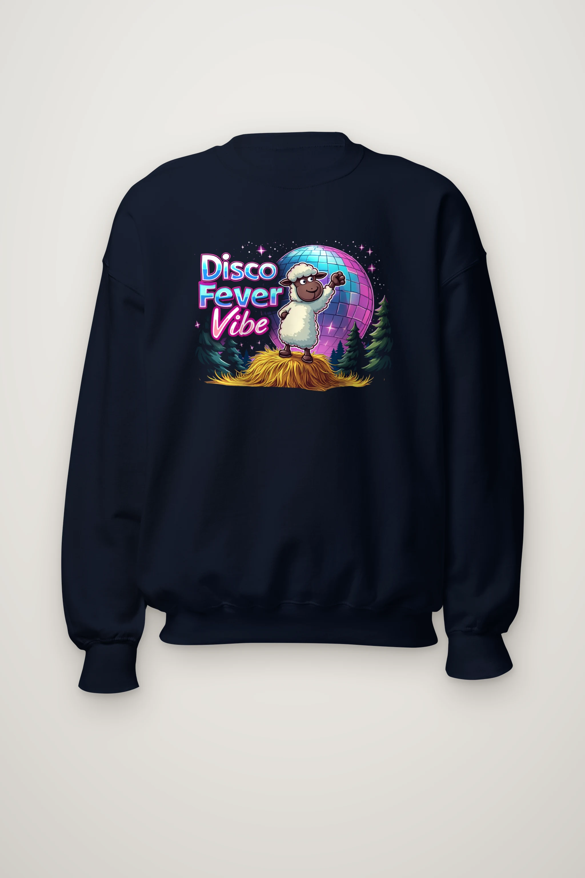 "Disco Fever Vibe" Heavy Blend Unisex Crewneck Sweatshirt