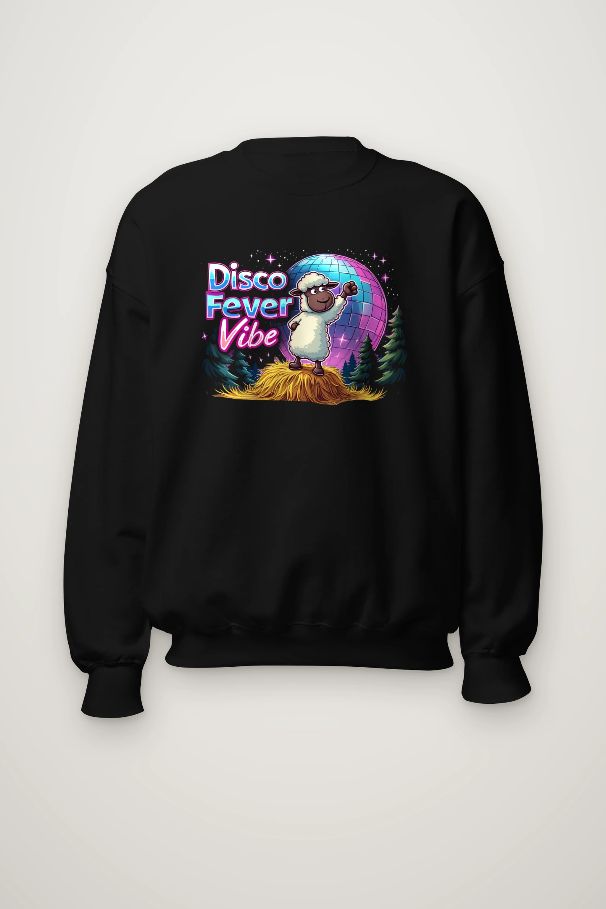 "Disco Fever Vibe" Heavy Blend Unisex Crewneck Sweatshirt