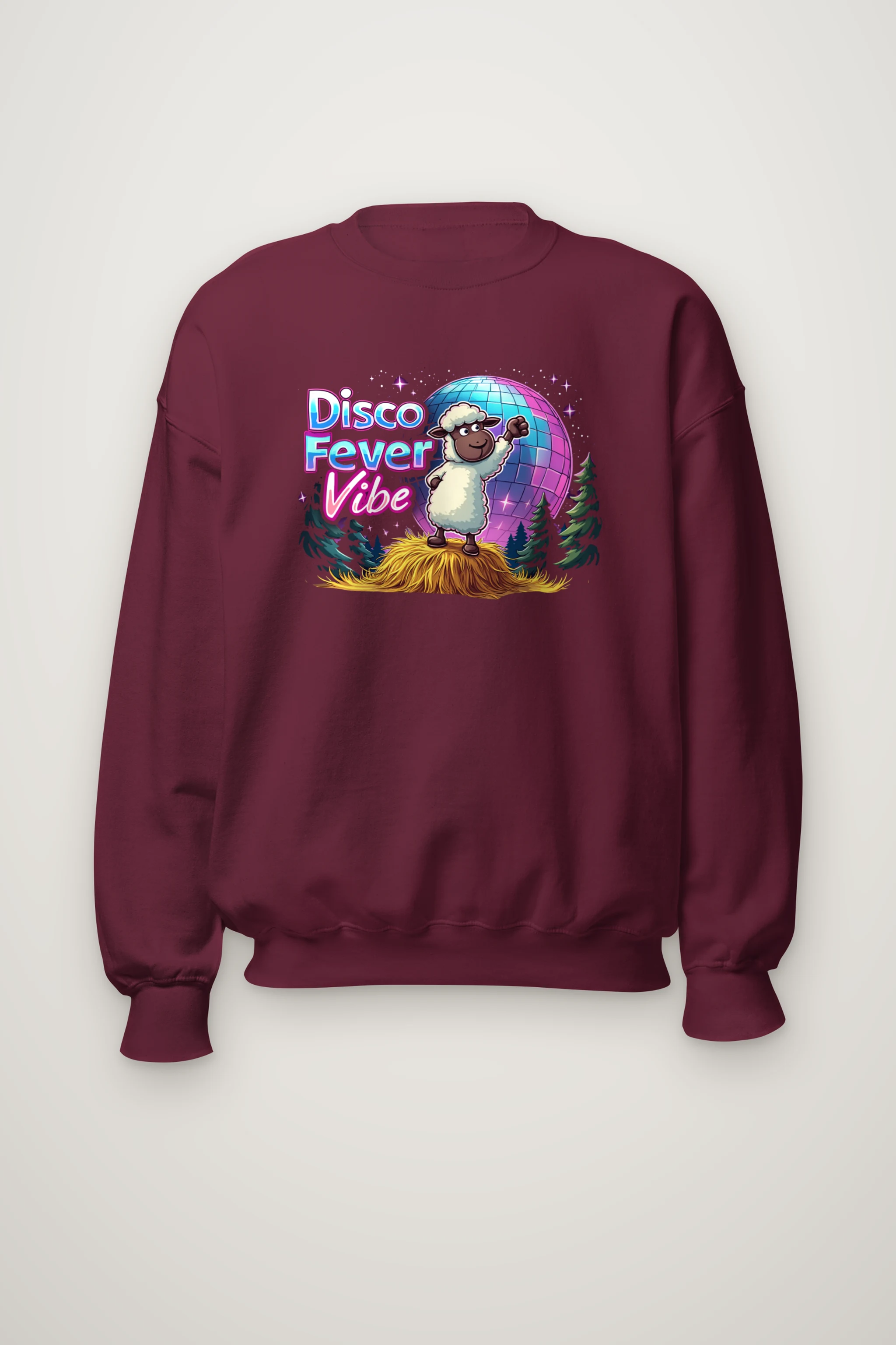 "Disco Fever Vibe" Heavy Blend Unisex Crewneck Sweatshirt
