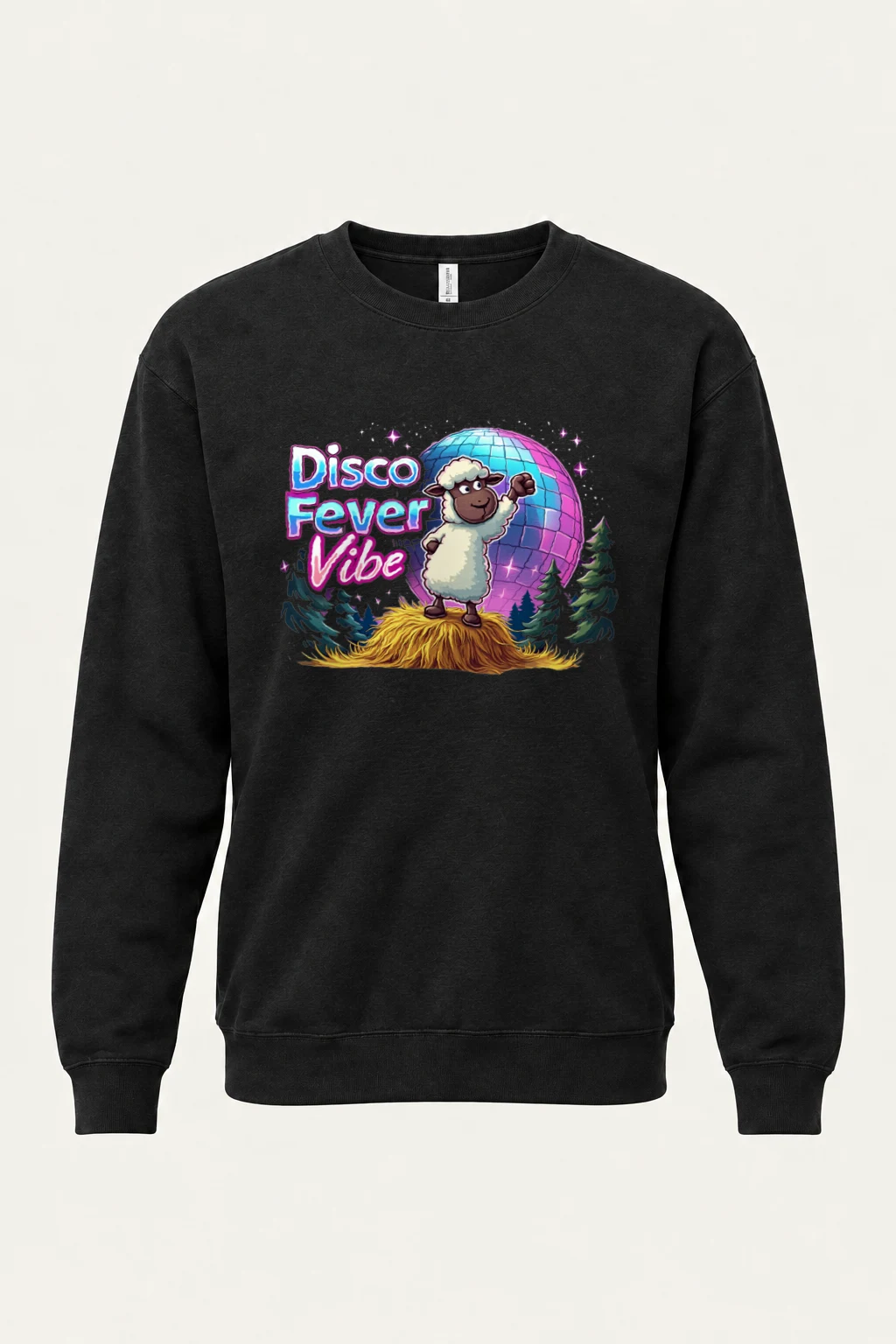 "Disco Fever Vibe" Heavy Blend Unisex Crewneck Sweatshirt | Gildan 18000