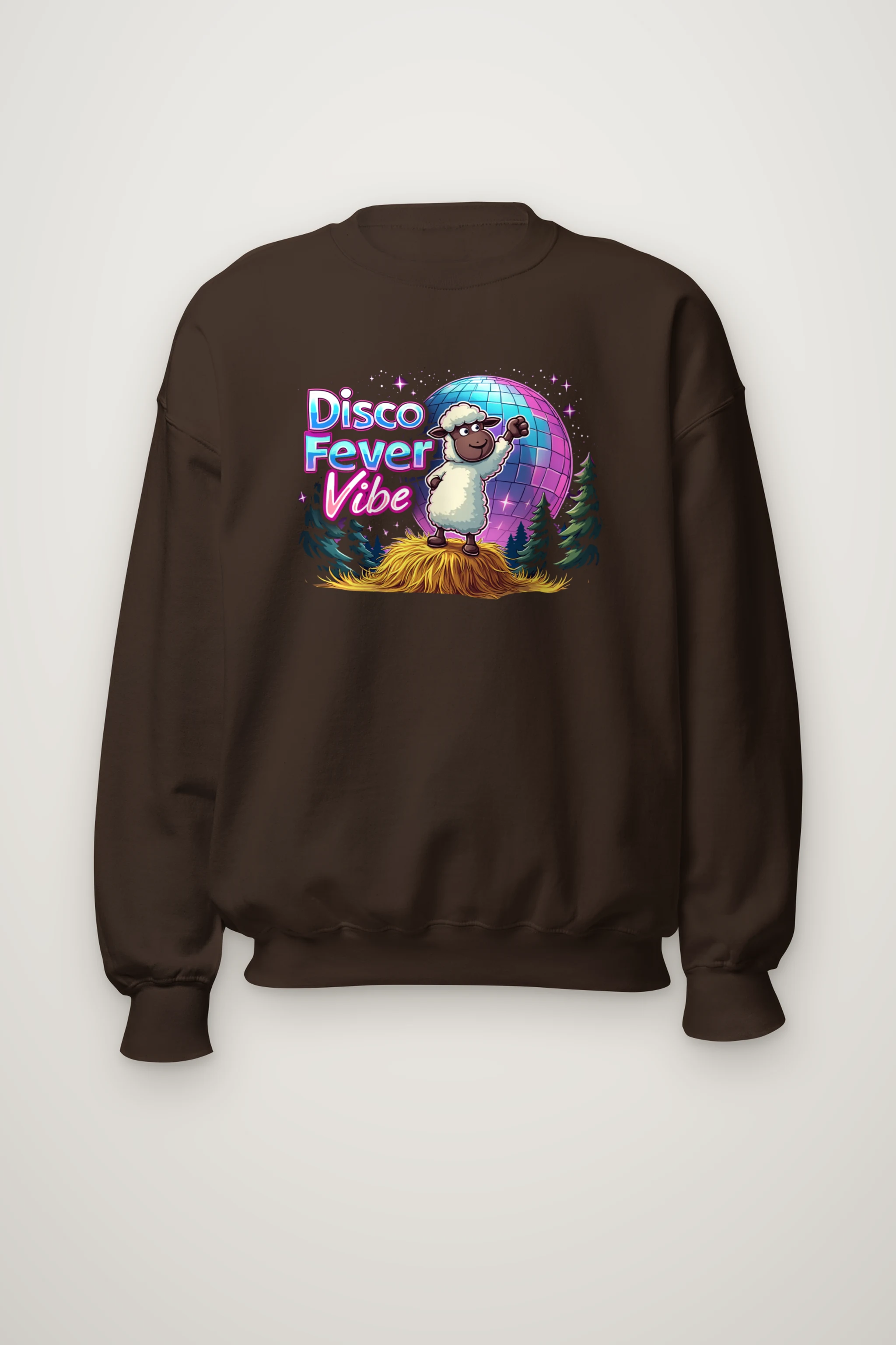 "Disco Fever Vibe" Heavy Blend Unisex Crewneck Sweatshirt