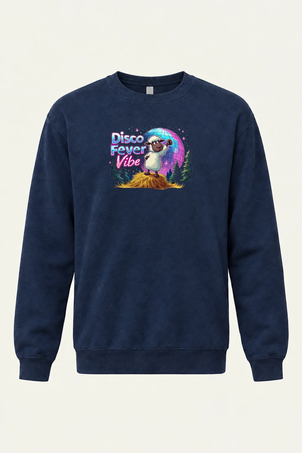 "Disco Fever Vibe" Heavy Blend Unisex Crewneck Sweatshirt | Gildan 18000