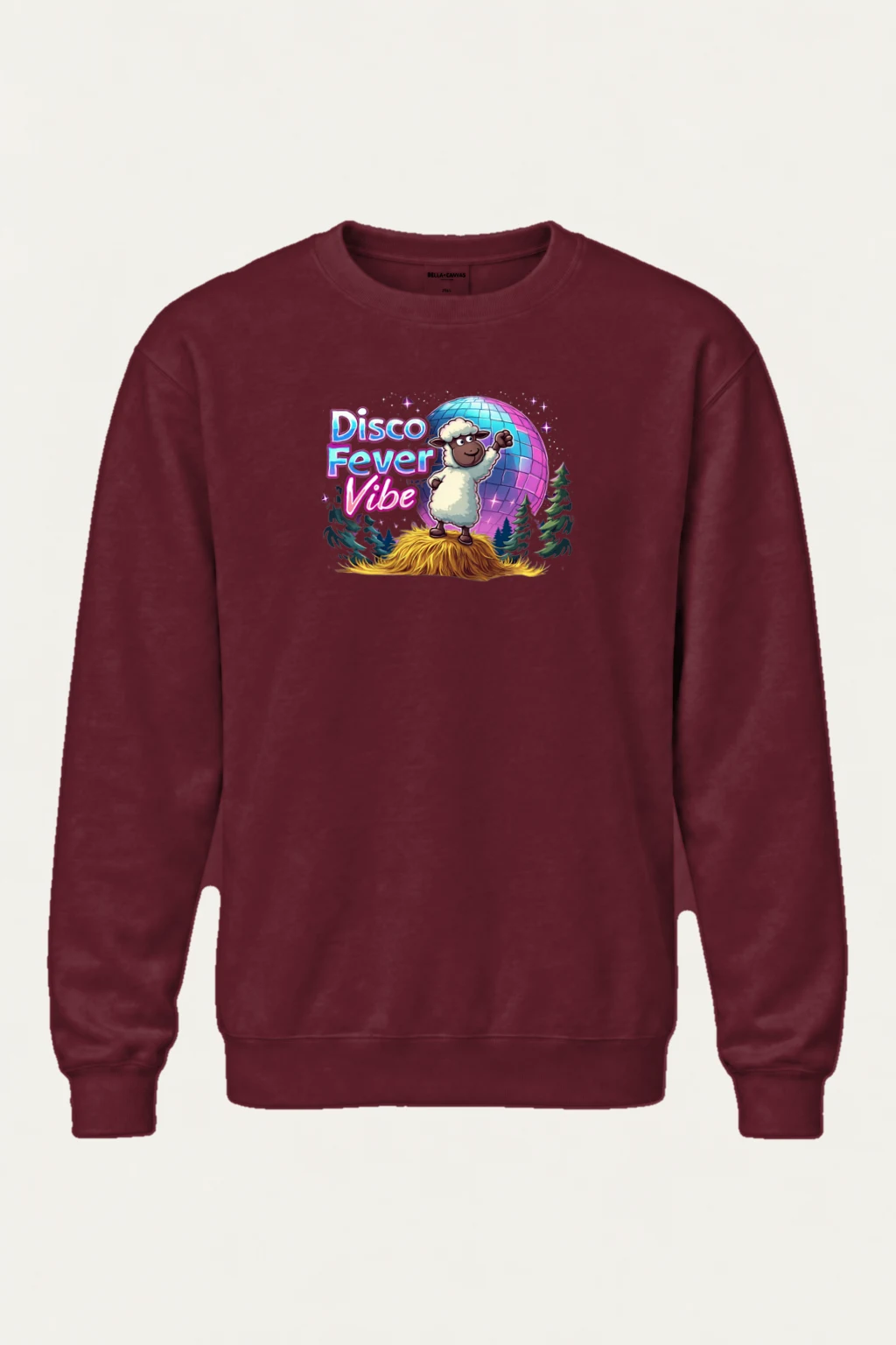 "Disco Fever Vibe" Heavy Blend Unisex Crewneck Sweatshirt | Gildan 18000