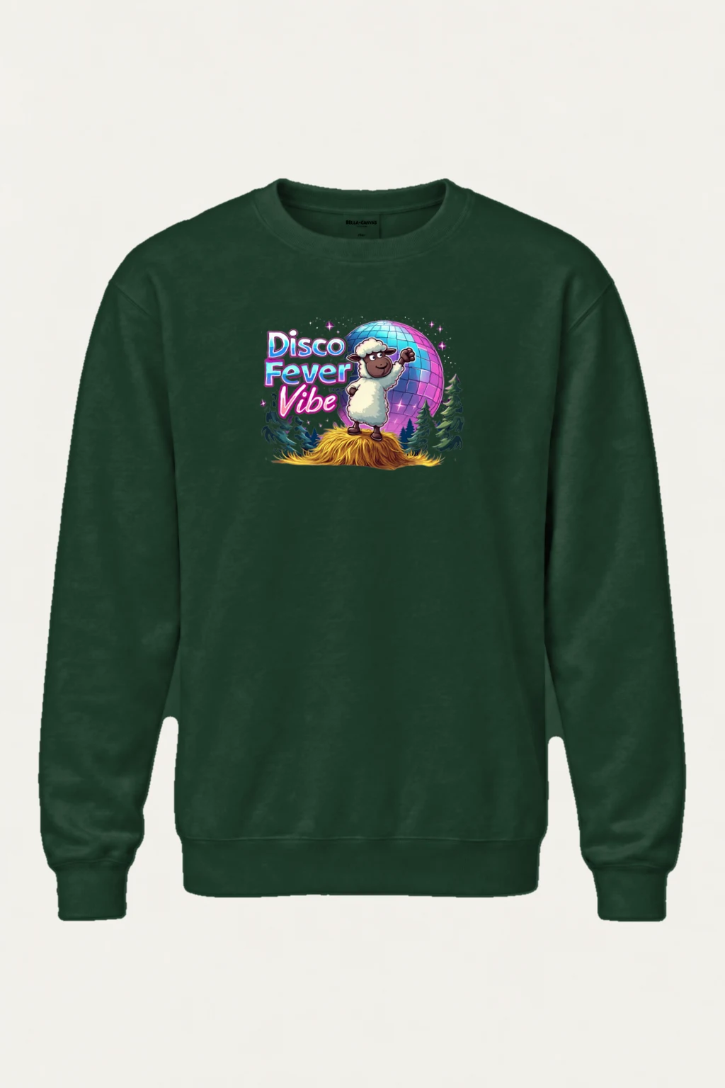 "Disco Fever Vibe" Heavy Blend Unisex Crewneck Sweatshirt | Gildan 18000