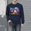 "Disco Fever Vibe" Unisex Longsleeve T-shirt