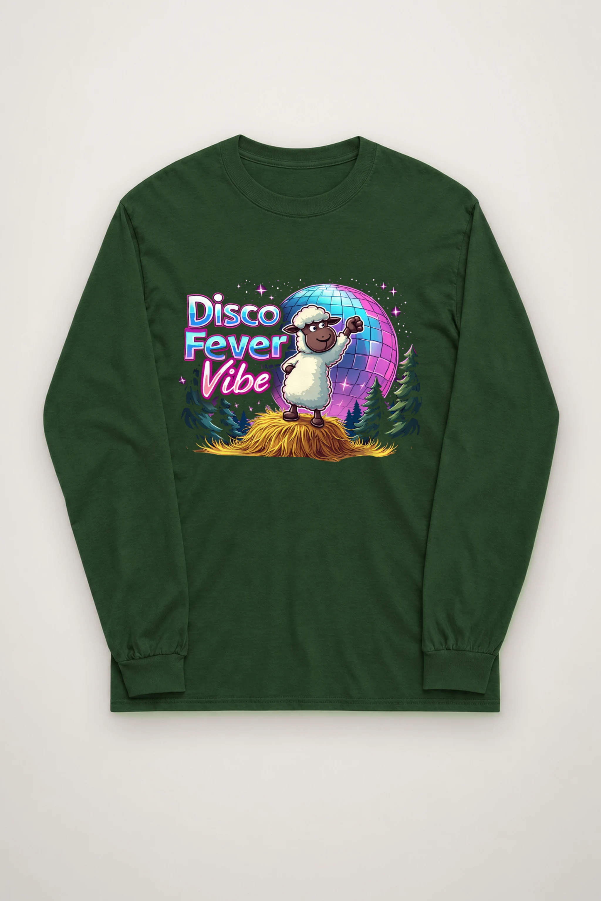 "Disco Fever Vibe" Unisex Longsleeve T-shirt
