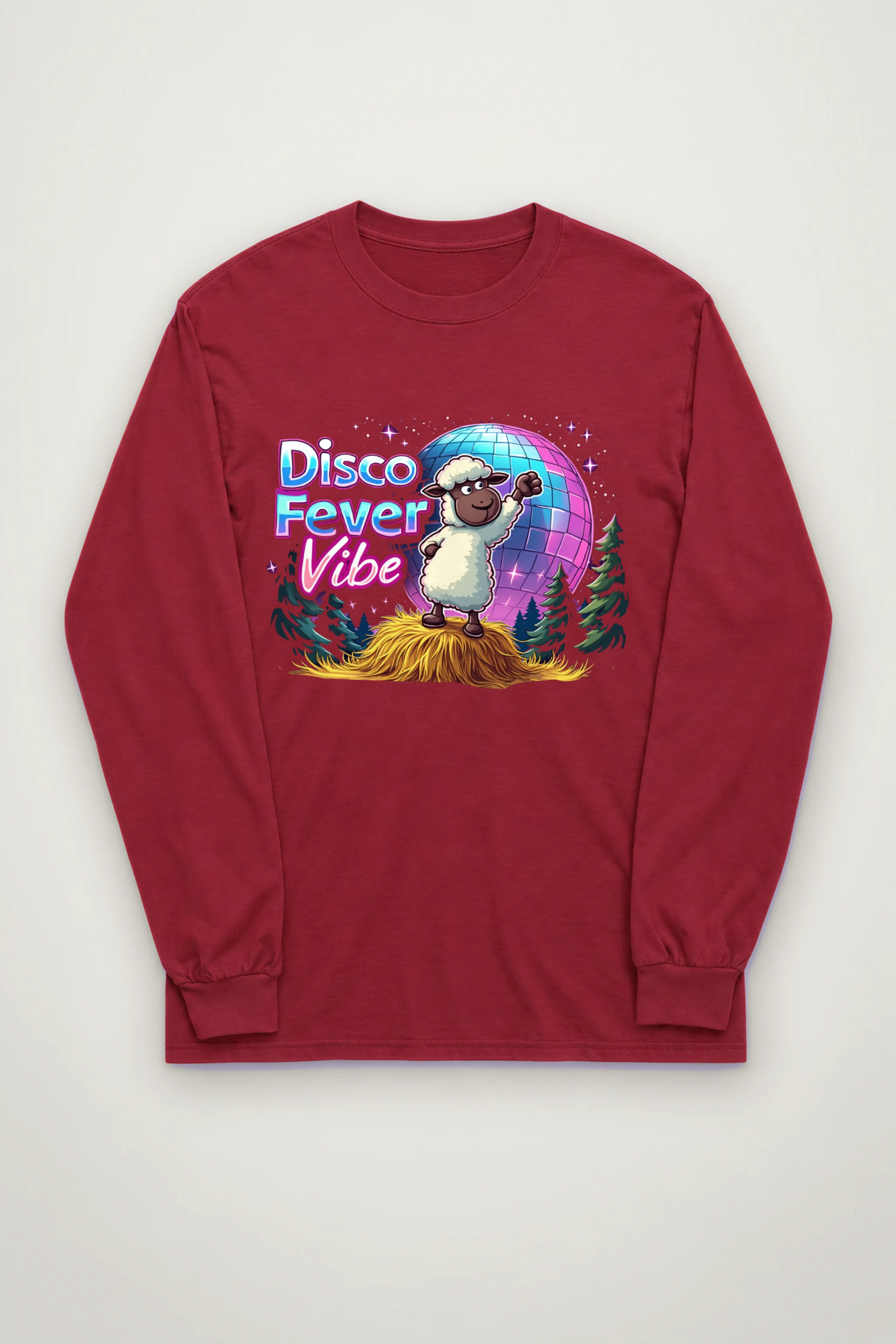 "Disco Fever Vibe" Unisex Longsleeve T-shirt