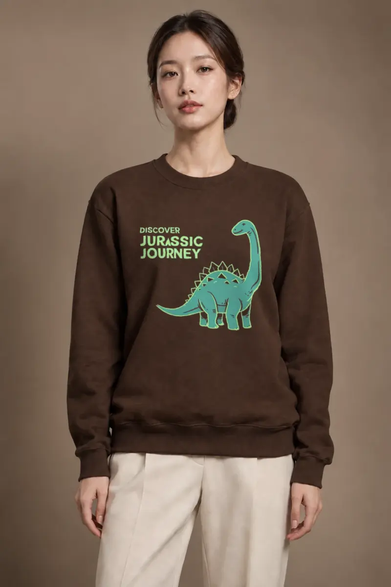 "Discover Jurassic Journey" Heavy Blend Unisex Crewneck Sweatshirt | Gildan 18000