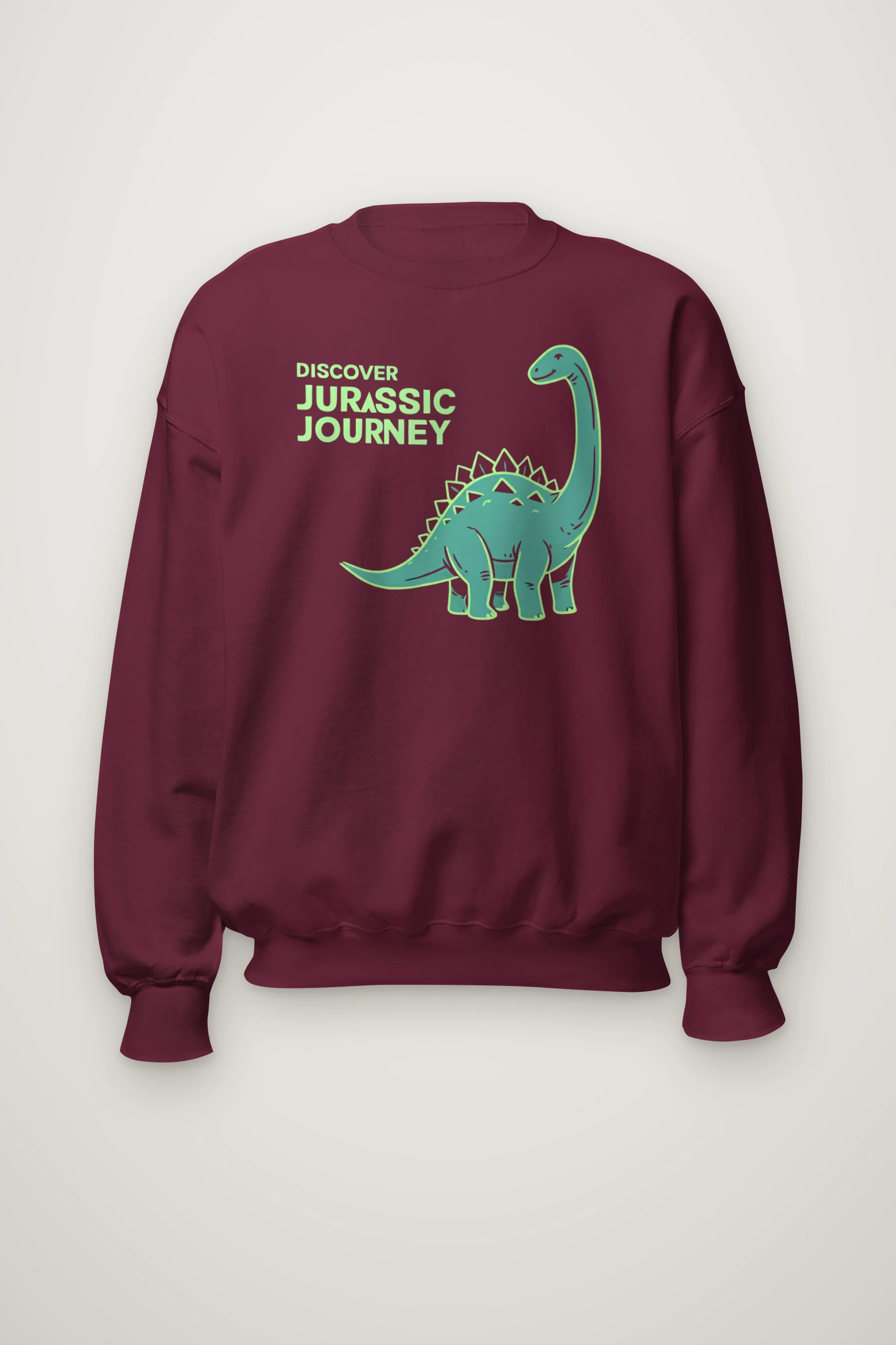 "Discover Jurassic Journey" Heavy Blend Unisex Crewneck Sweatshirt
