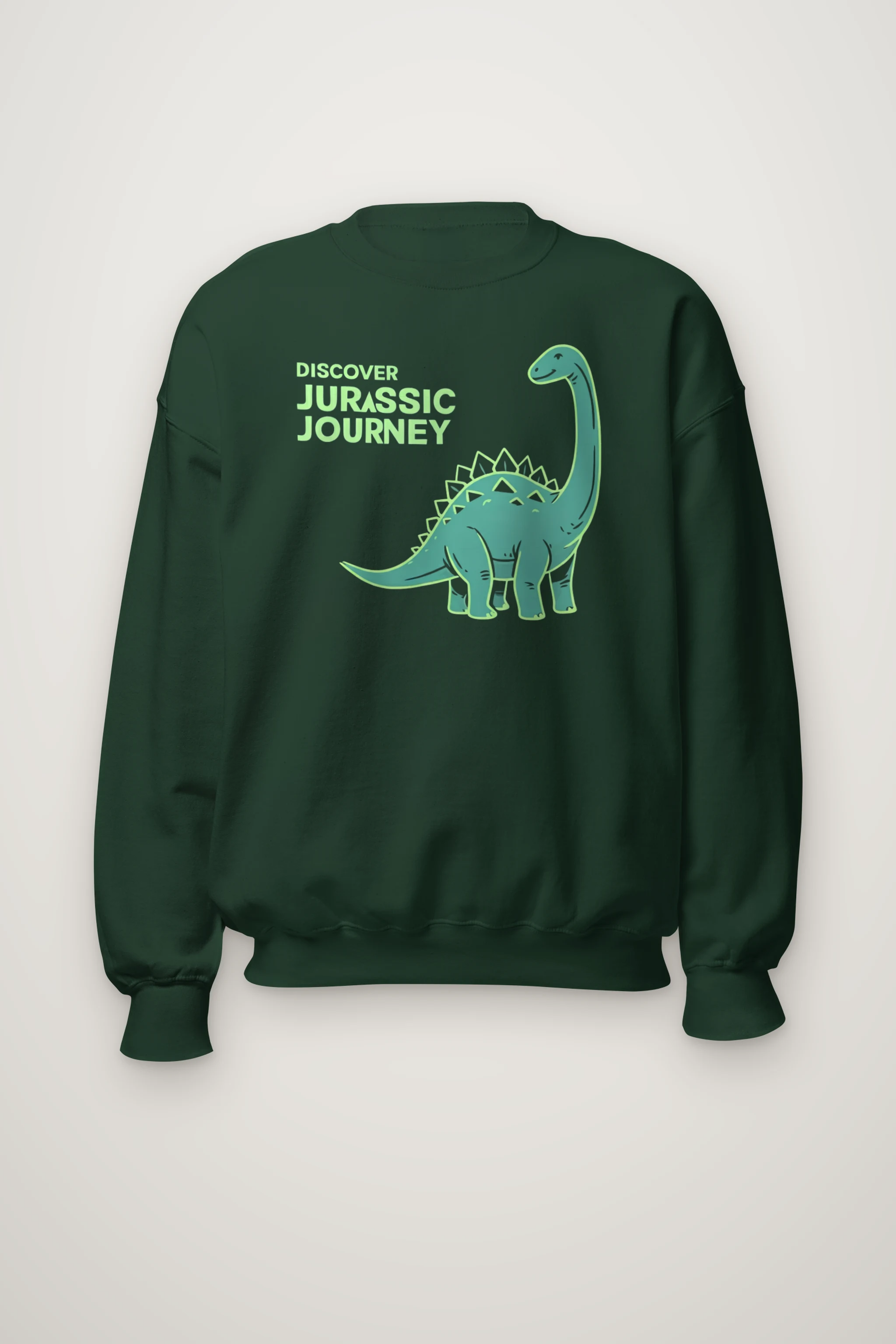"Discover Jurassic Journey" Heavy Blend Unisex Crewneck Sweatshirt