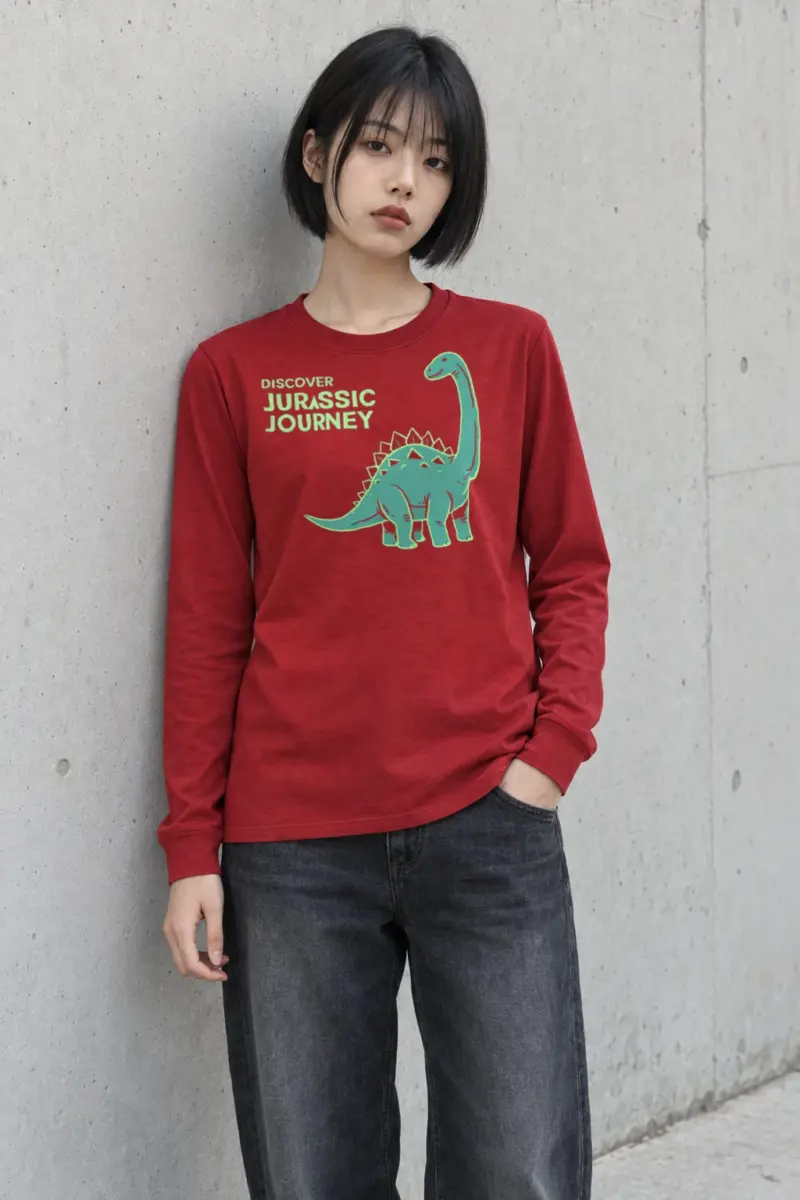 "Discover Jurassic Journey" Unisex Longsleeve T-shirt