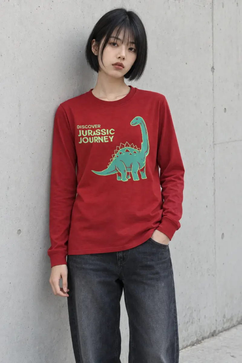 "Discover Jurassic Journey" Unisex Longsleeve T-shirt