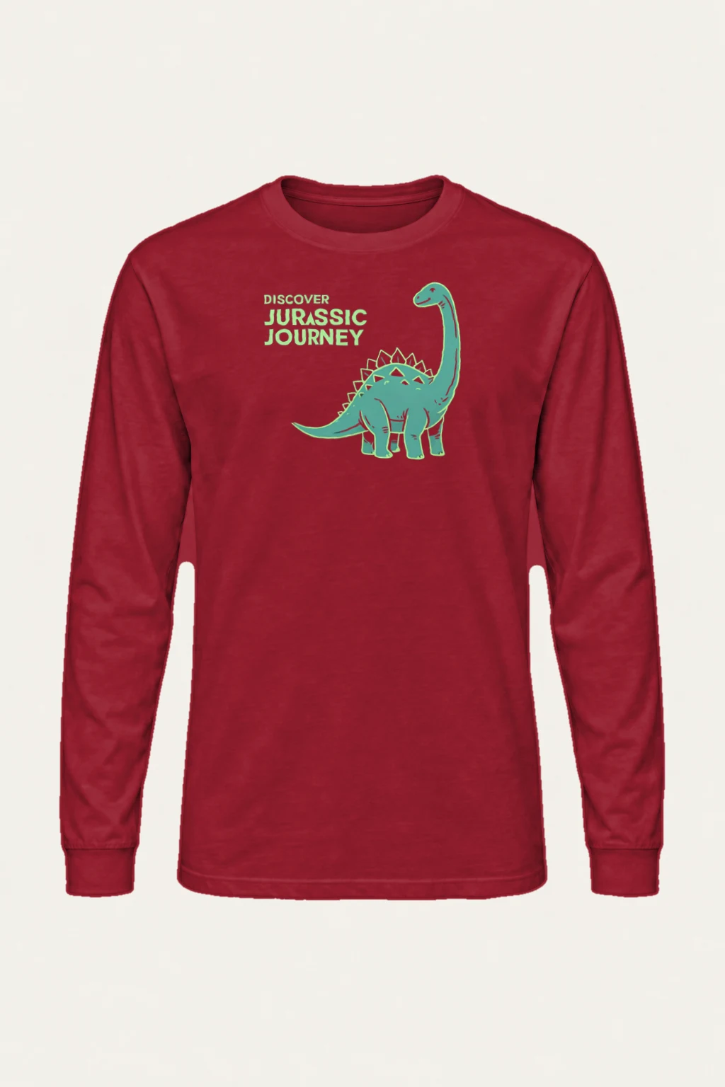 "Discover Jurassic Journey" Unisex Longsleeve T-shirt | Gildan 2400