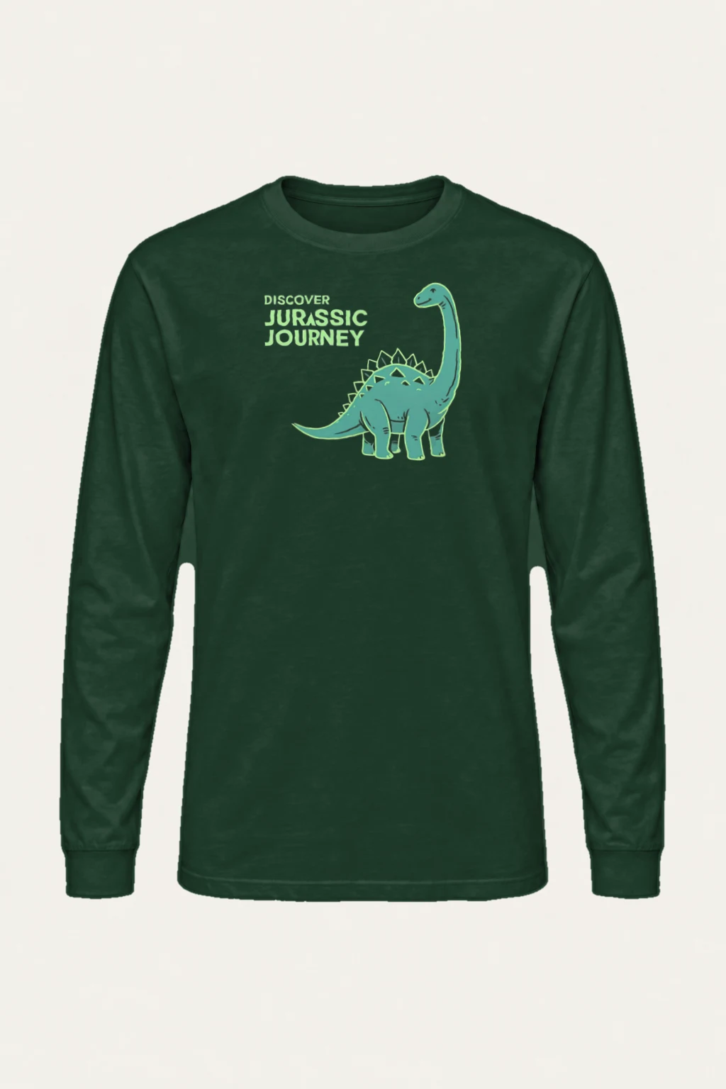 "Discover Jurassic Journey" Unisex Longsleeve T-shirt | Gildan 2400