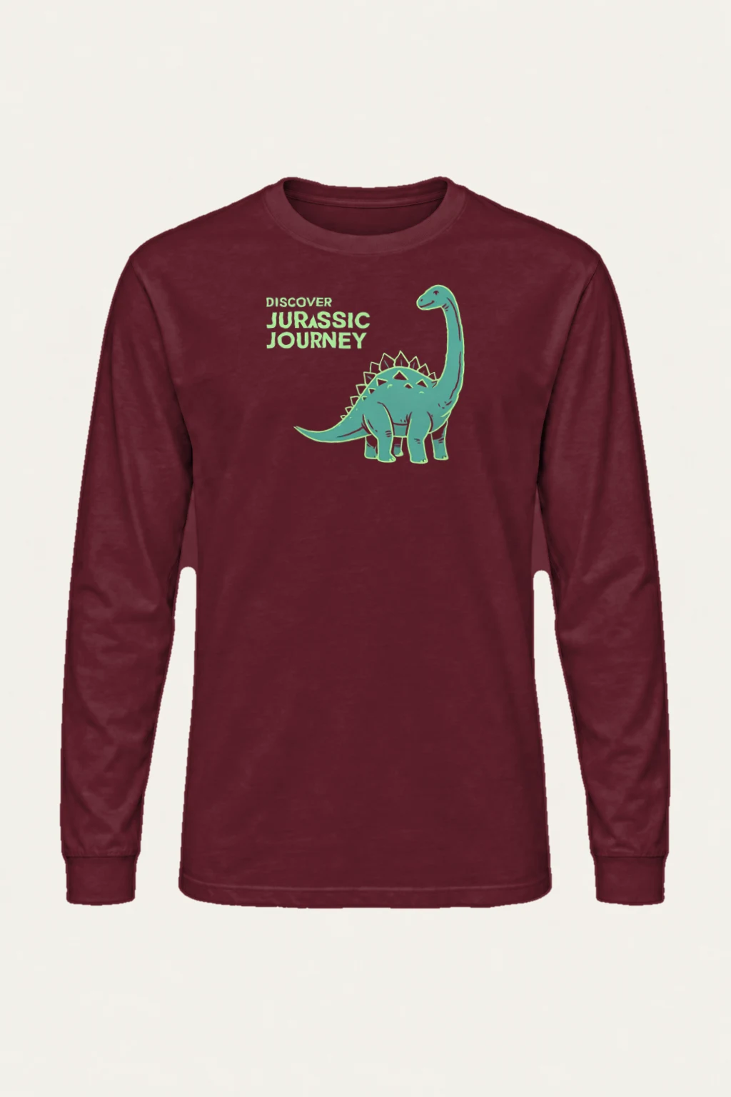"Discover Jurassic Journey" Unisex Longsleeve T-shirt | Gildan 2400
