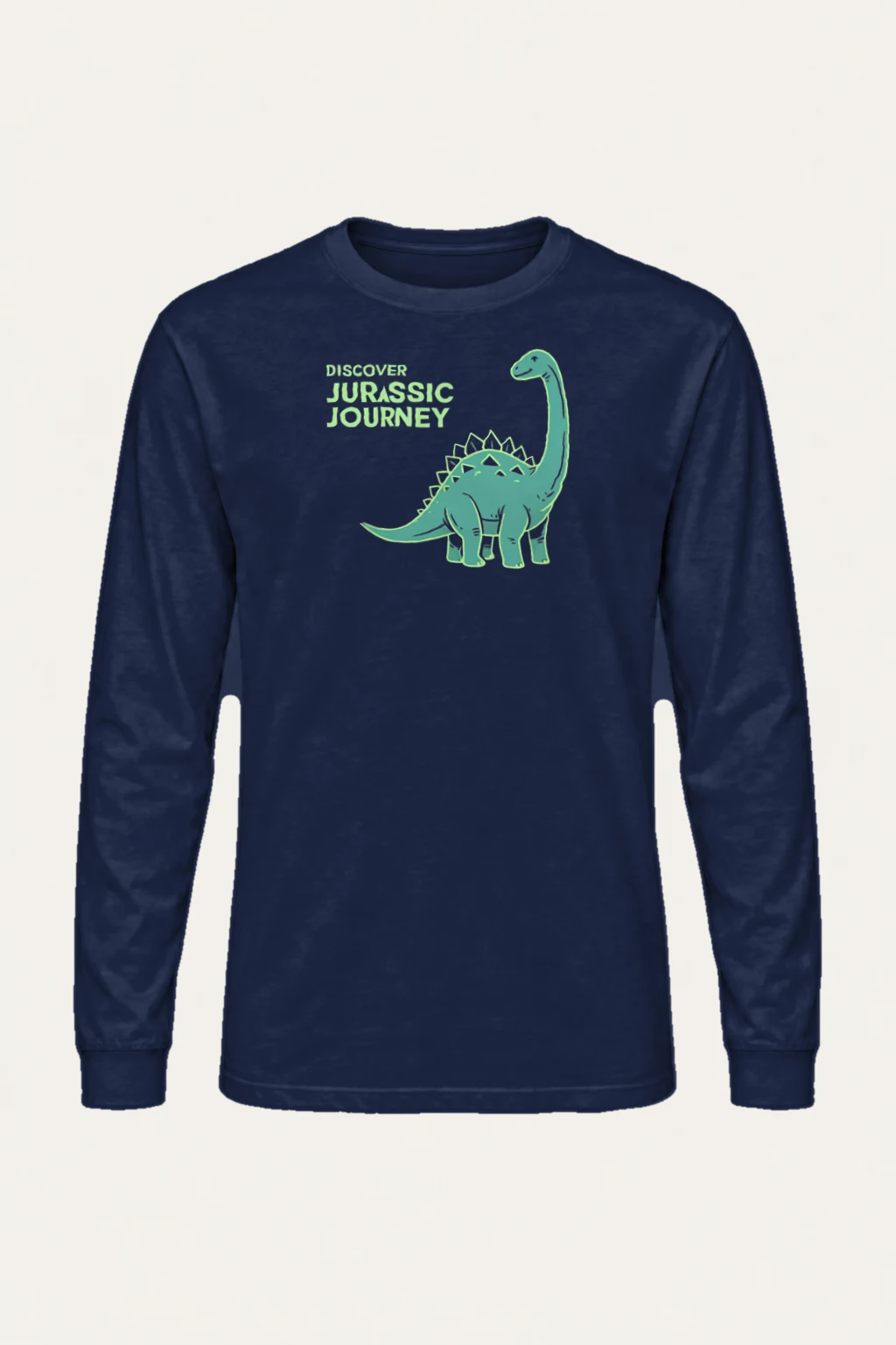 "Discover Jurassic Journey" Unisex Longsleeve T-shirt | Gildan 2400