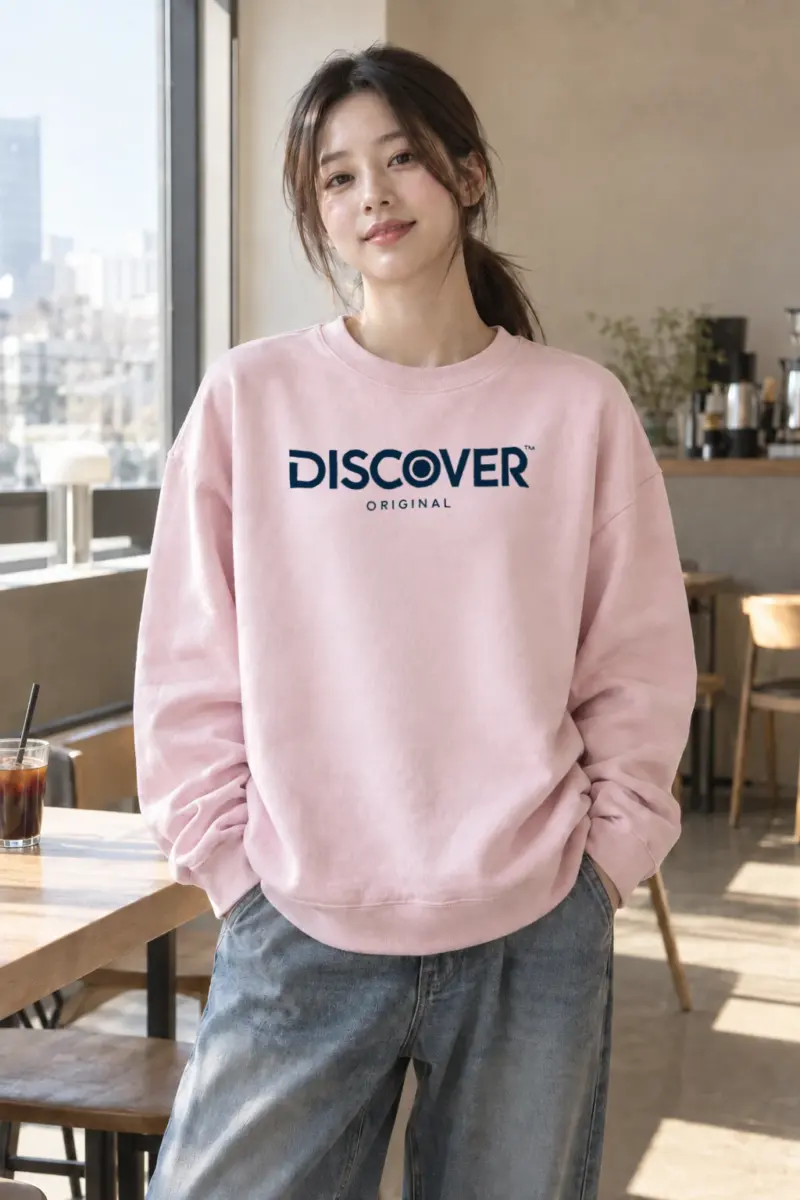 "Discover Original" Heavy Blend Unisex Crewneck Sweatshirt | Gildan 18000