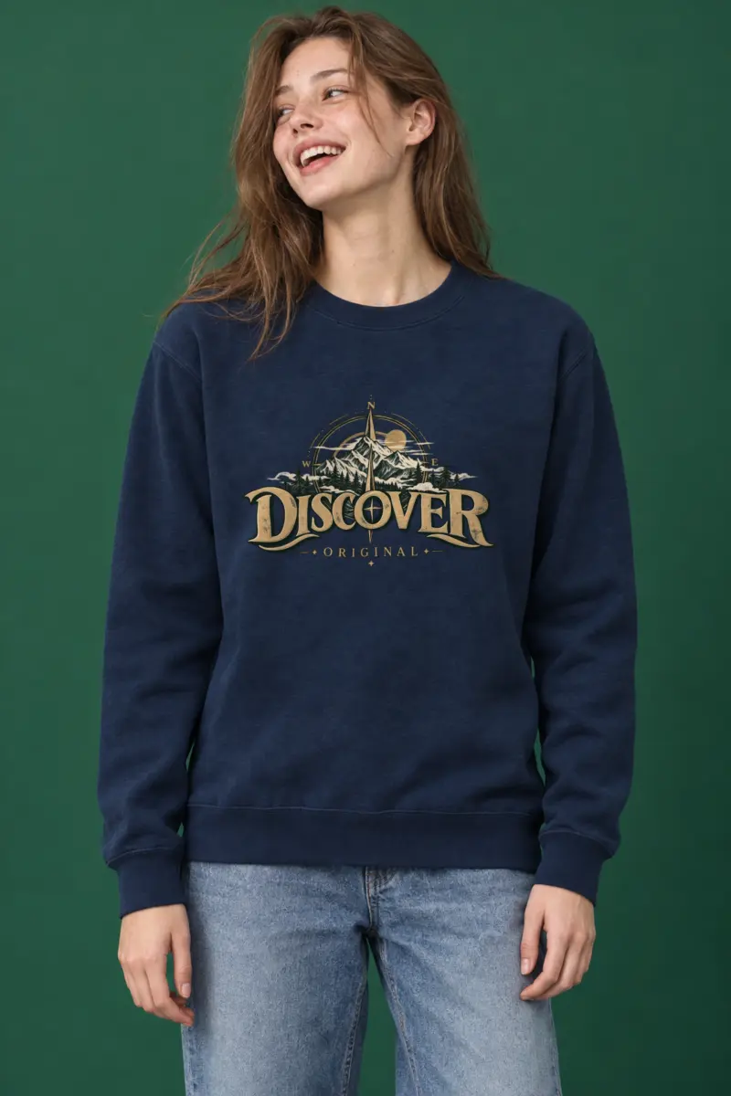 "Discover Original" Heavy Blend Unisex Crewneck Sweatshirt