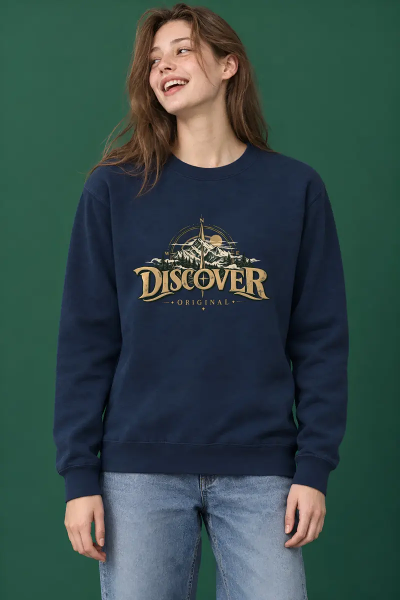 "Discover Original" Heavy Blend Unisex Crewneck Sweatshirt