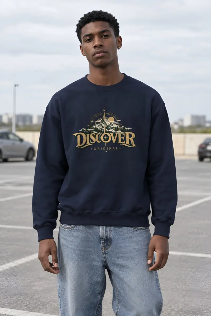 "Discover Original" Heavy Blend Unisex Crewneck Sweatshirt