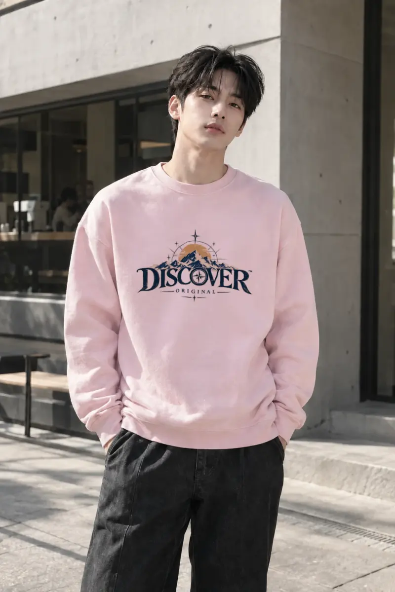 "Discover Original" Heavy Blend Unisex Crewneck Sweatshirt | Gildan 18000