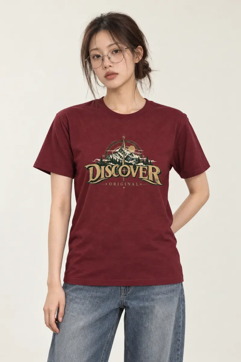 "Discover Original" Heavyweight Unisex Crewneck T-shirt | Gildan 5000