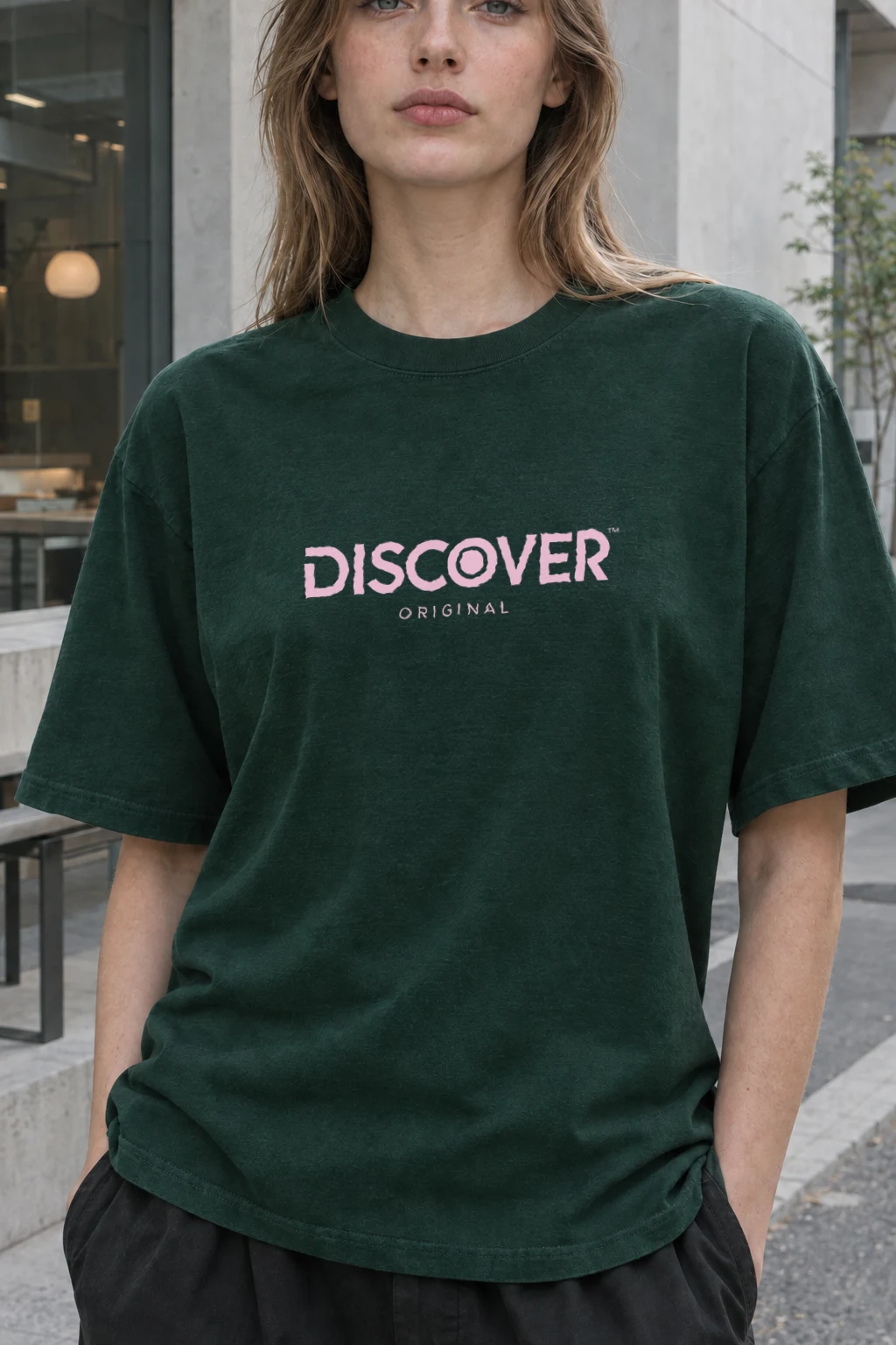 "Discover Original" Heavyweight Unisex Crewneck T-shirt | Gildan 5000