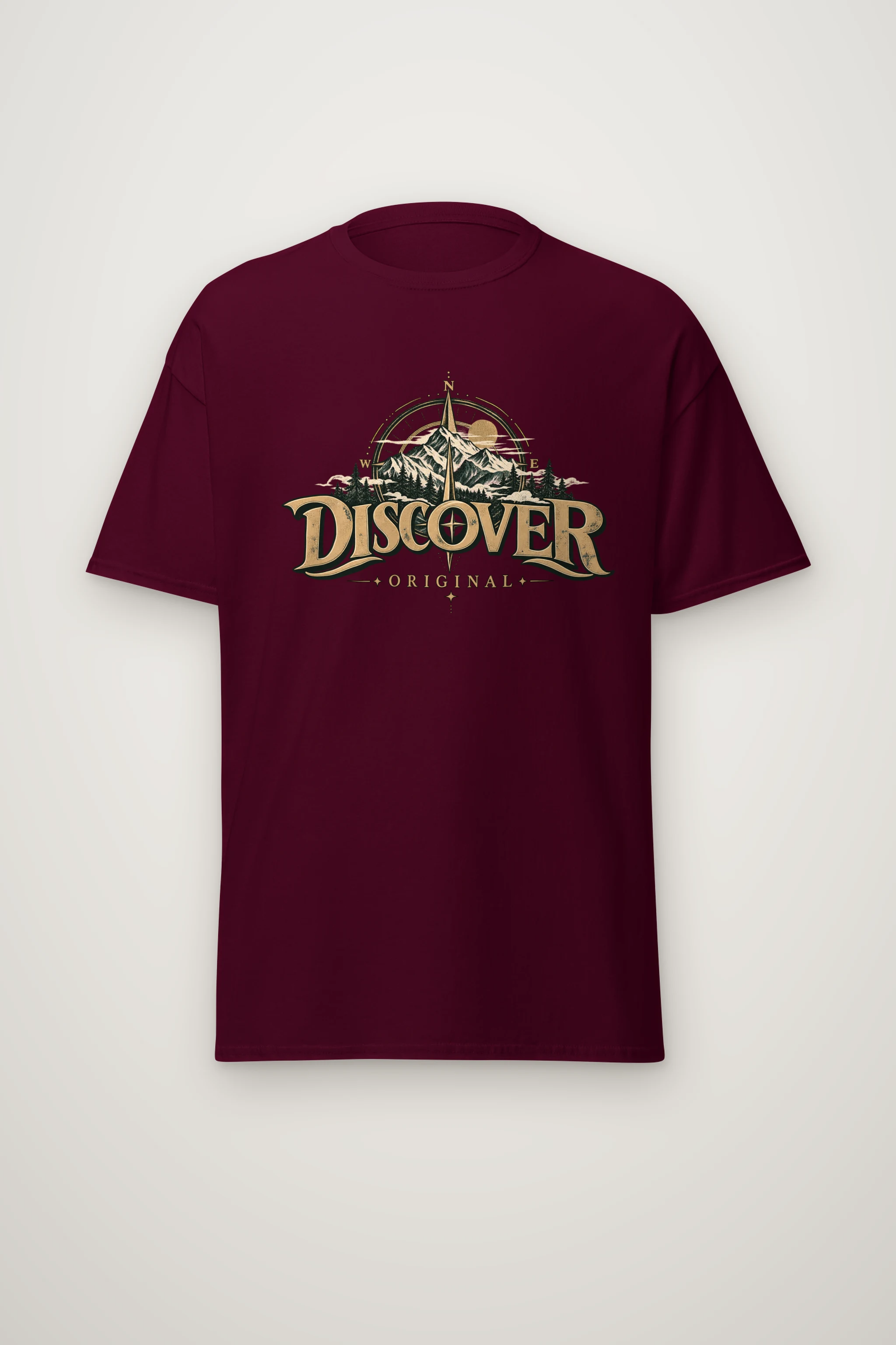 "Discover Original" Heavyweight Unisex Crewneck T-shirt