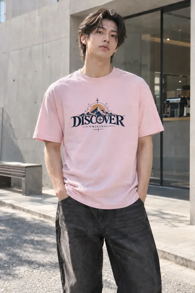"Discover Original" Heavyweight Unisex Crewneck T-shirt | Gildan 5000