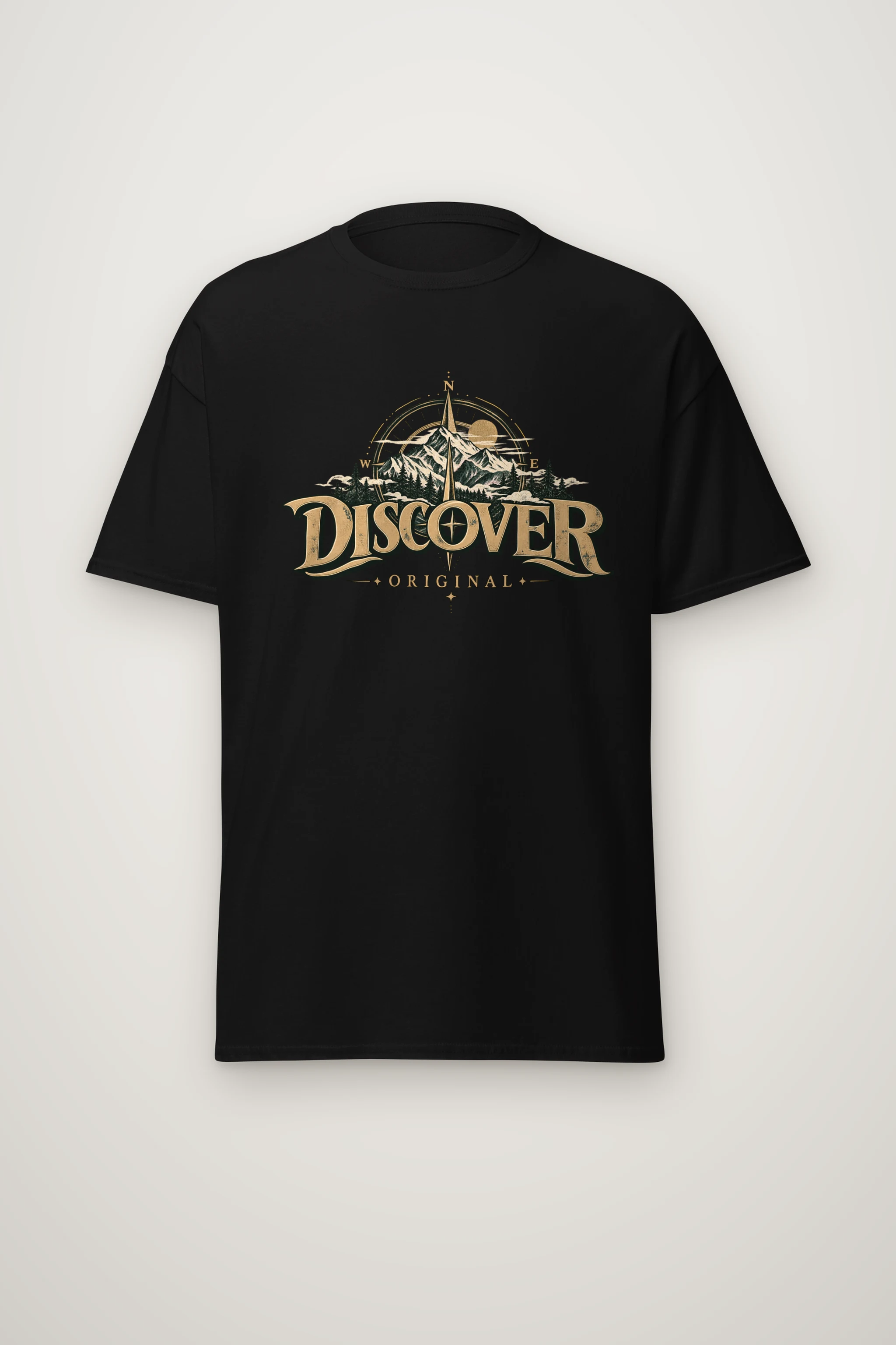 "Discover Original" Heavyweight Unisex Crewneck T-shirt