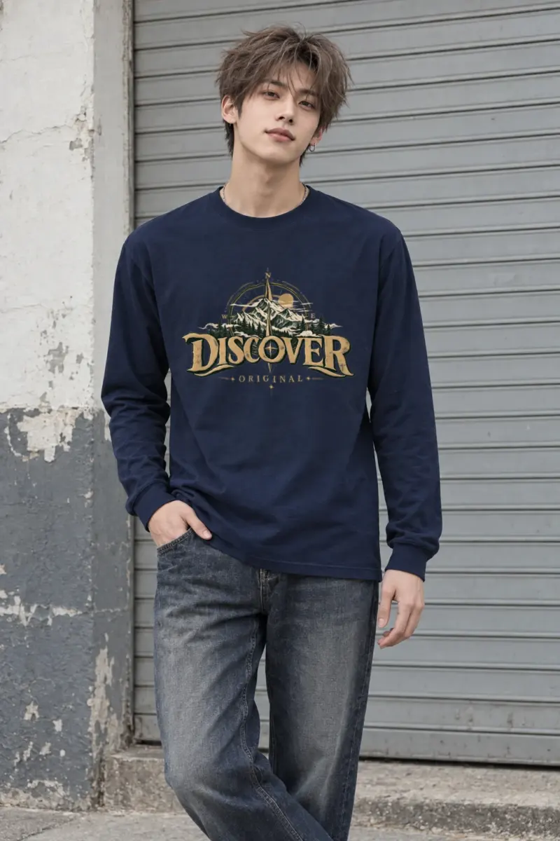"Discover Original" Unisex Longsleeve T-shirt