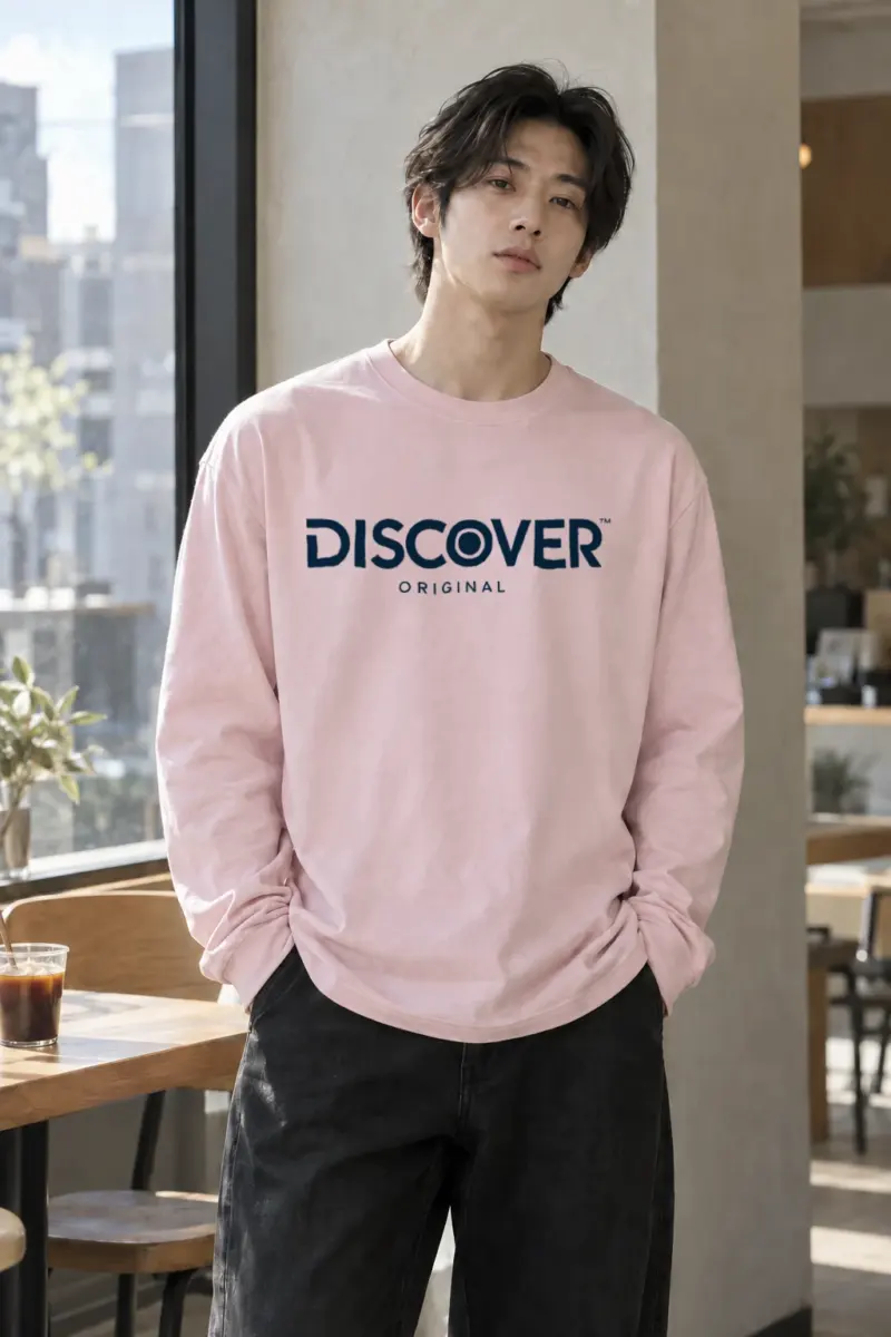 "Discover Original" Unisex Longsleeve T-shirt | Gildan 2400