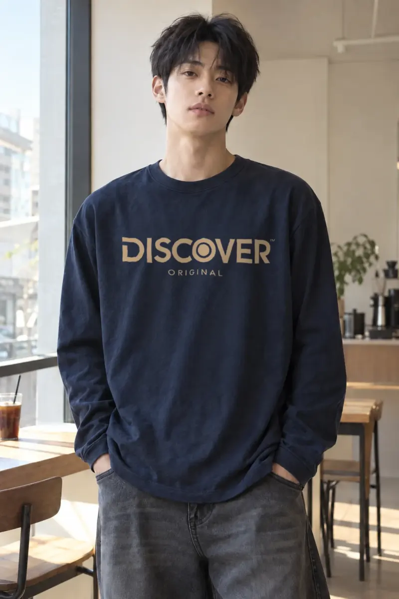 “Discover Original” Unisex Longsleeve T-shirt | Gildan 2400
